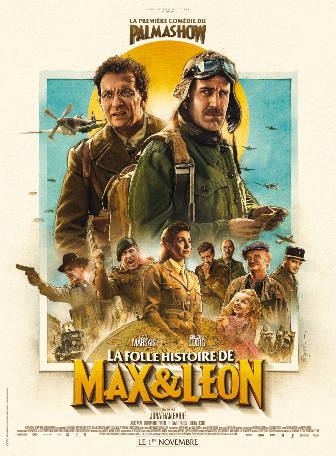 Extra Large Movie Poster Image for La folle histoire de Max et Léon 