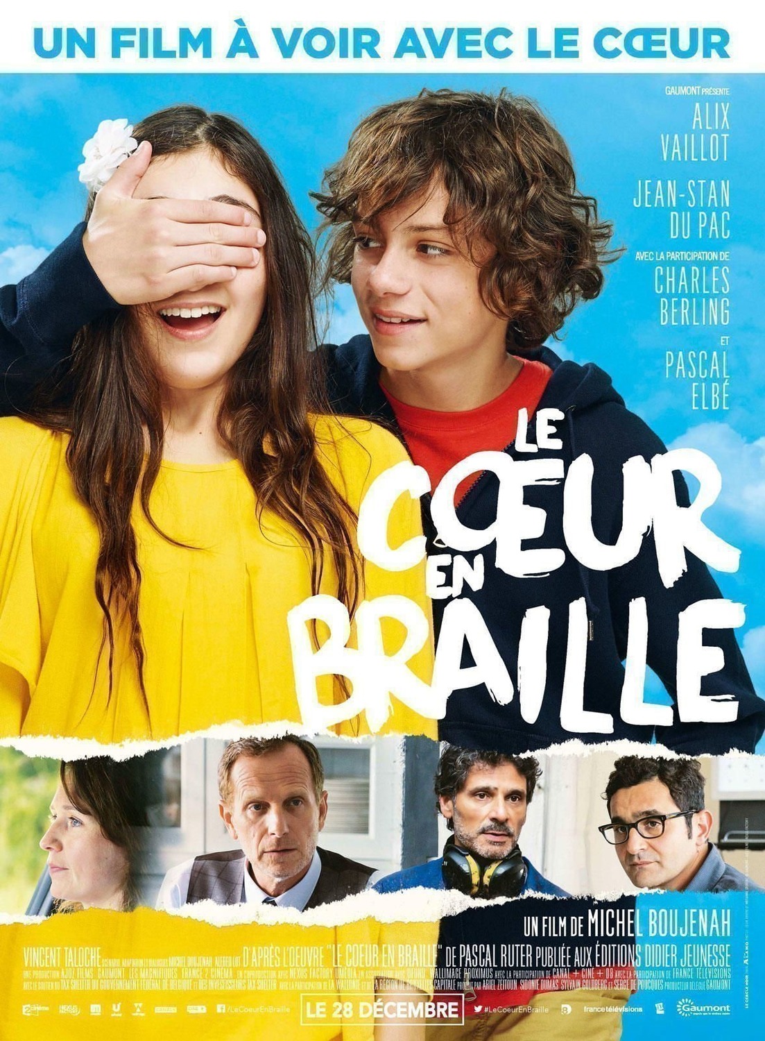 Extra Large Movie Poster Image for Le coeur en braille 