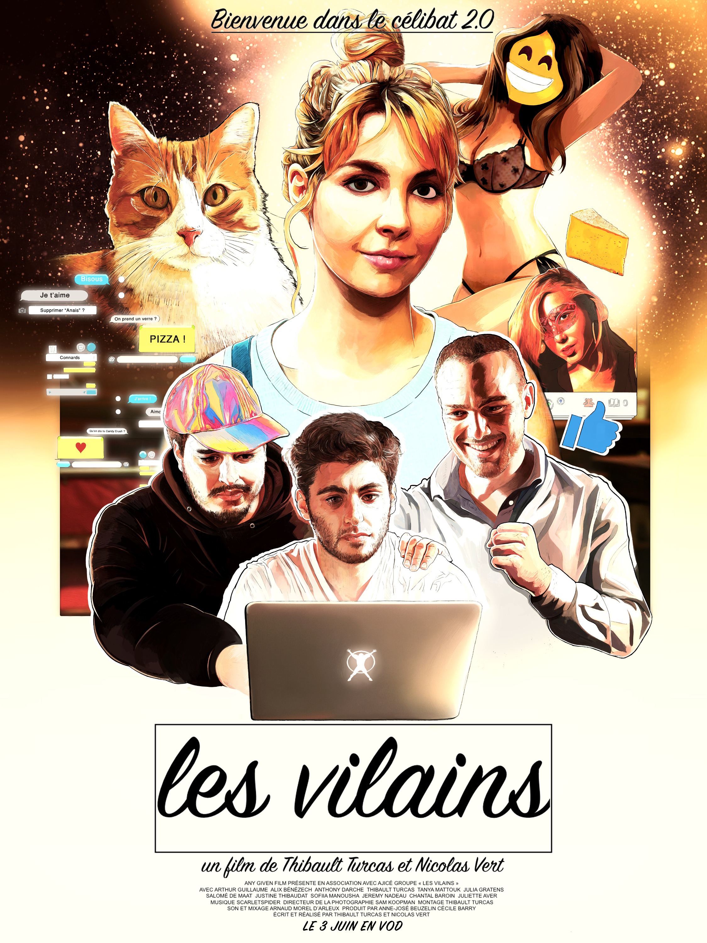 Mega Sized Movie Poster Image for Les Vilains 