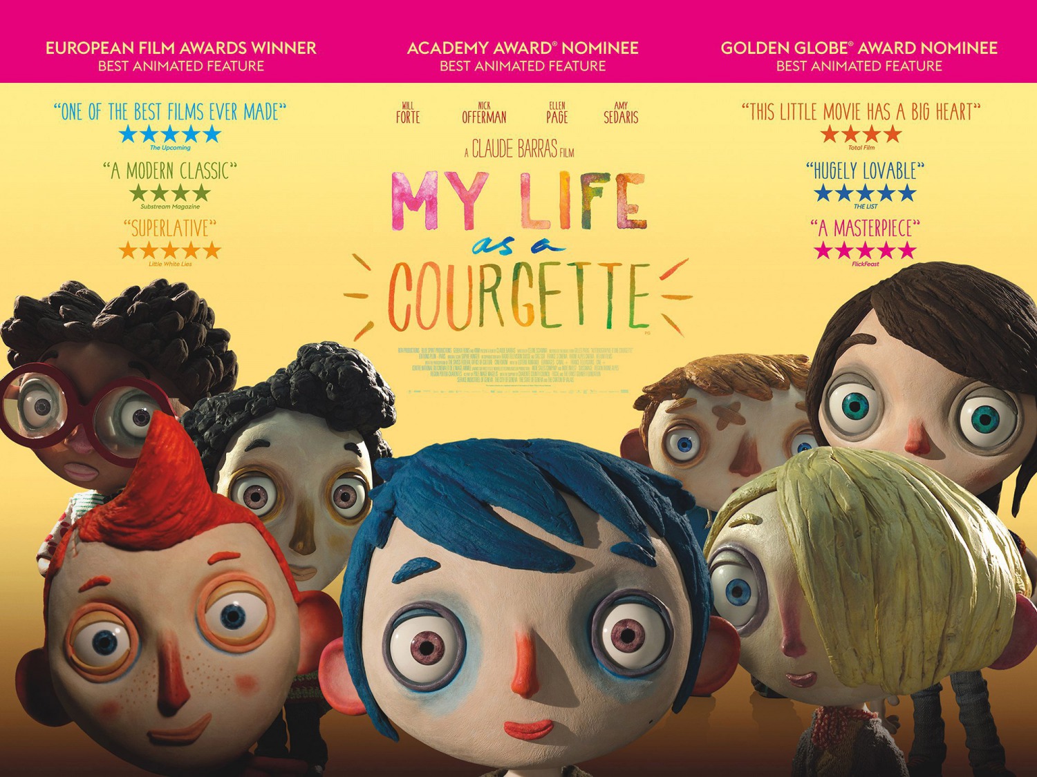 Kuvahaun tulos haulle Ma vie de Courgette /My Life as a Courgette / My Life as a Zucchini film poster film