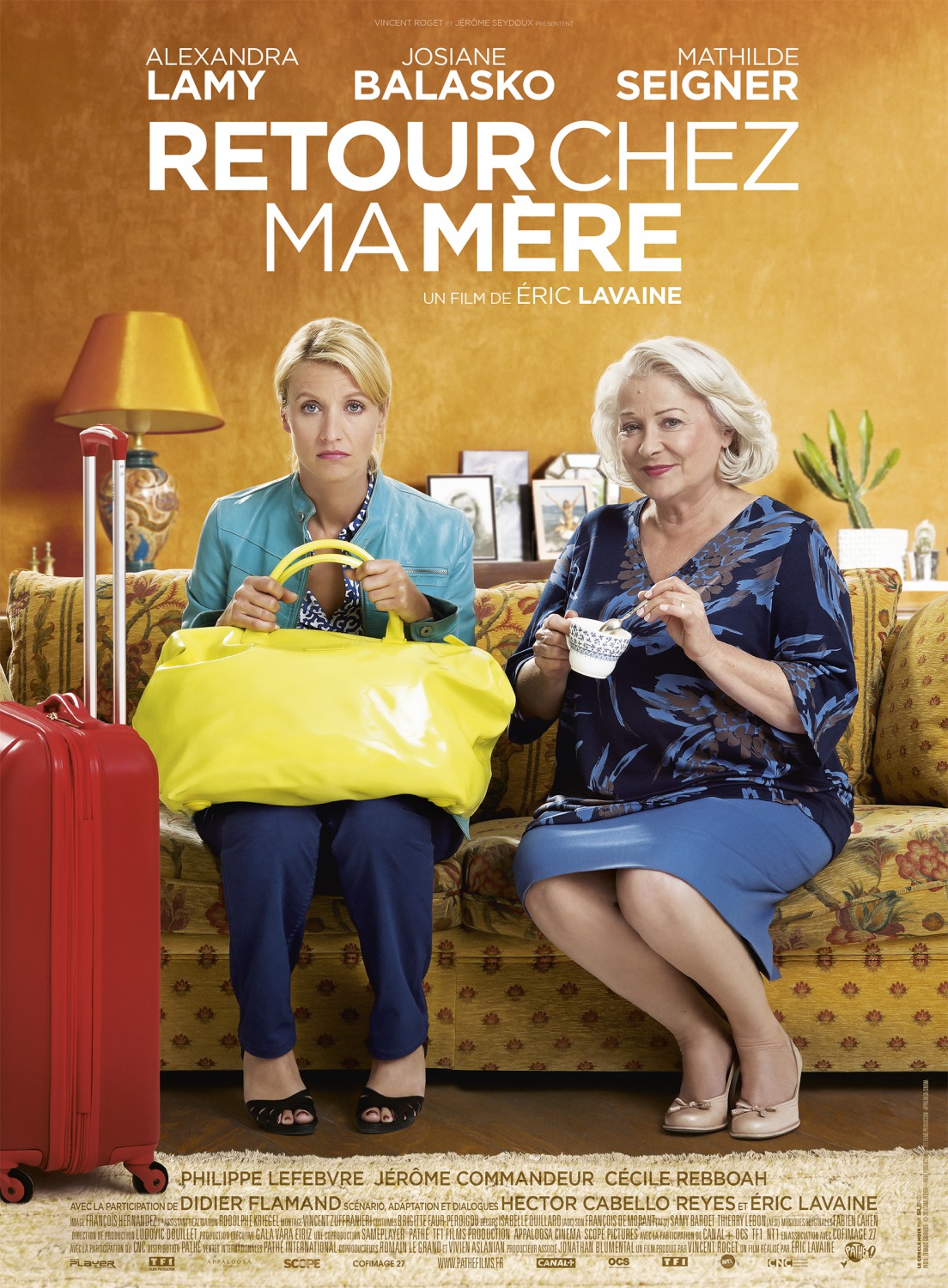 Extra Large Movie Poster Image for Retour chez ma mère 