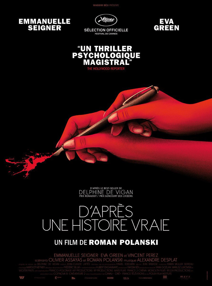 Extra Large Movie Poster Image for D'après une histoire vraie (#1 of 2)
