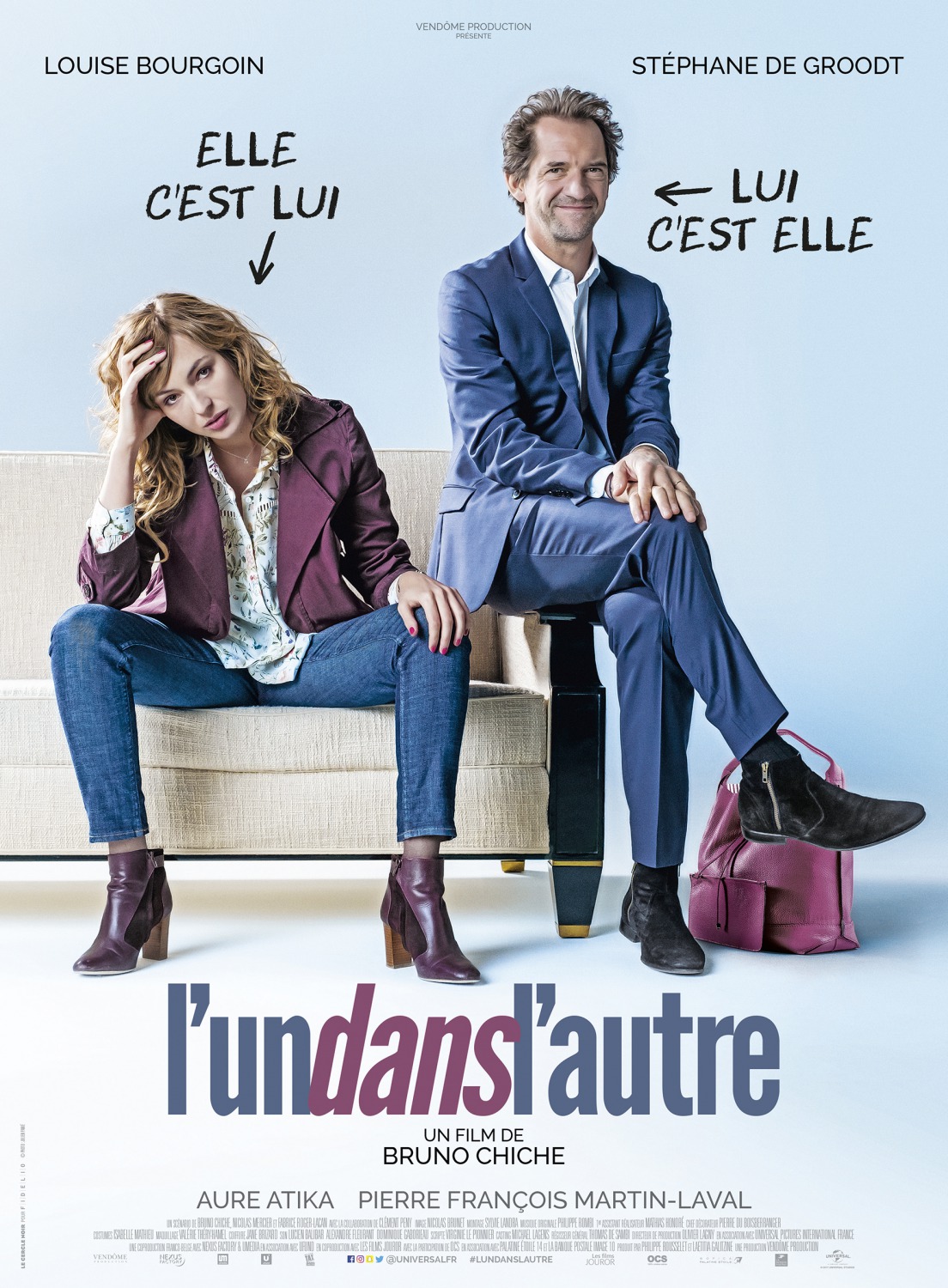 Extra Large Movie Poster Image for L'un dans l'autre 