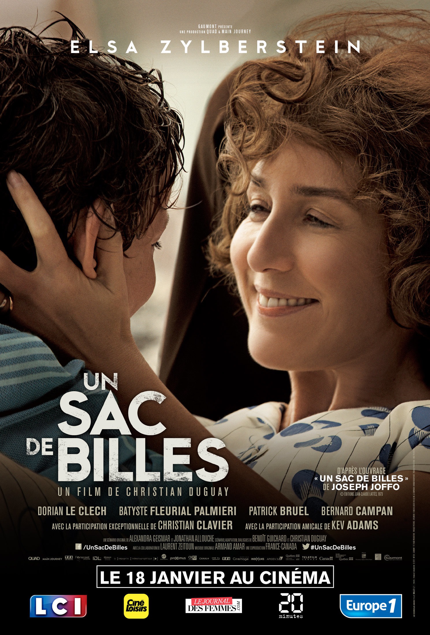 Mega Sized Movie Poster Image for Un sac de billes (#2 of 3)