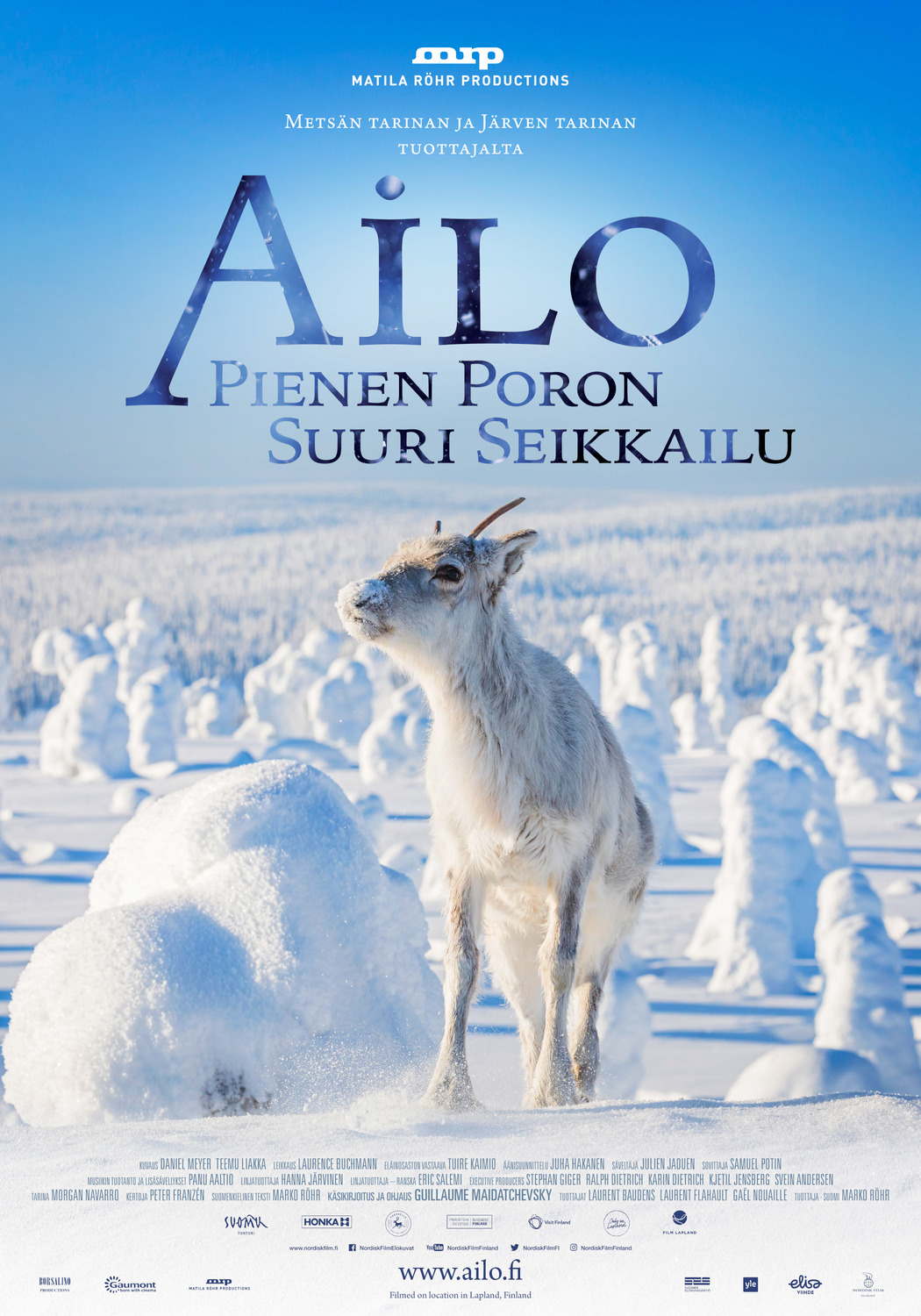 Extra Large Movie Poster Image for Aïlo: Une odyssée en Laponie 