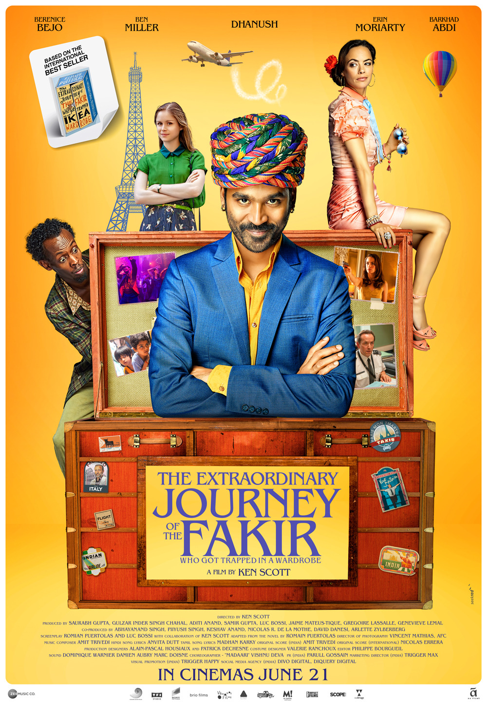 Extra Large Movie Poster Image for The Extraordinary Journey of the Fakir (#3 of 3)