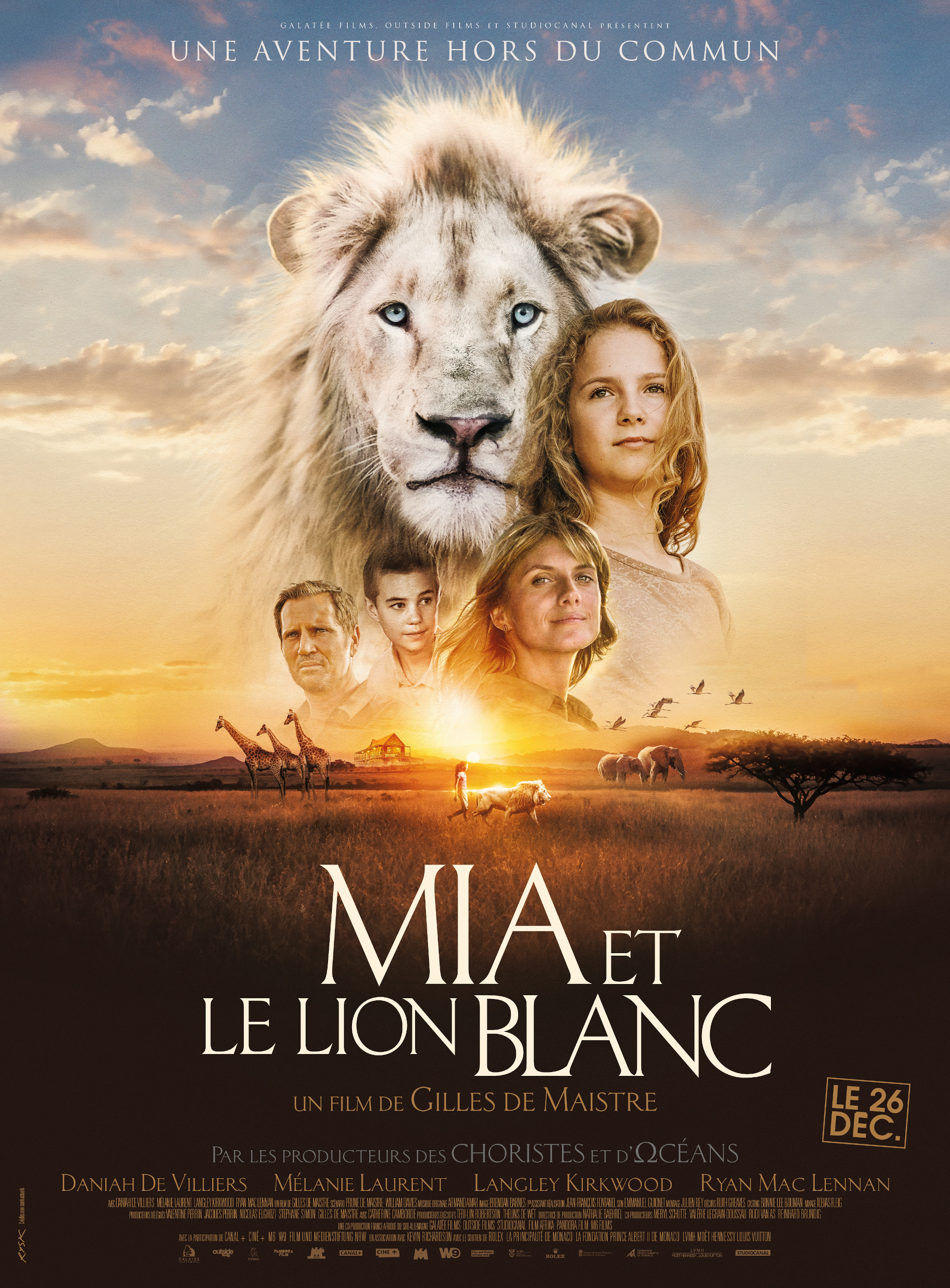 Mega Sized Movie Poster Image for Mia et le lion blanc (#2 of 6)