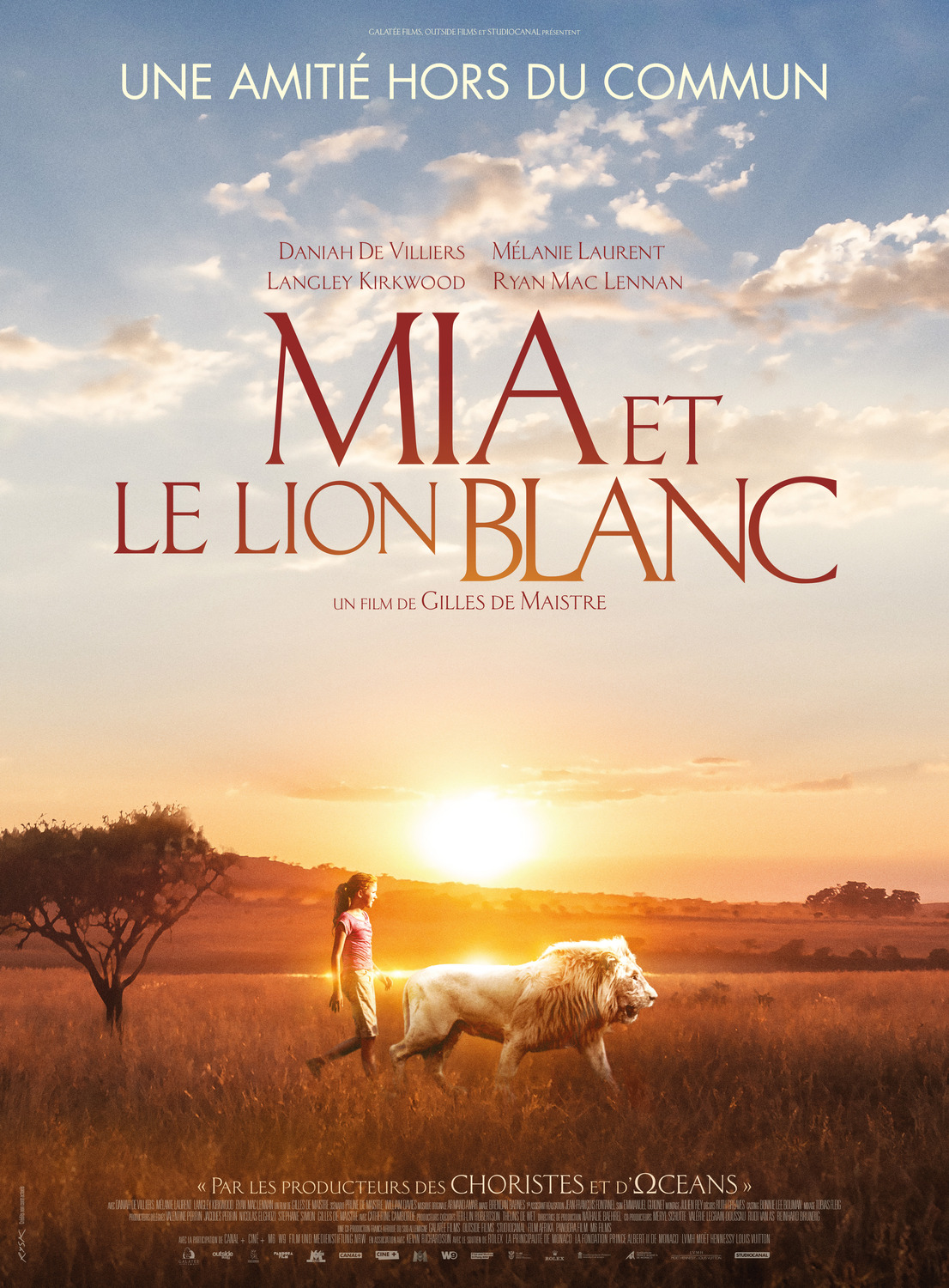 Extra Large Movie Poster Image for Mia et le lion blanc (#4 of 6)