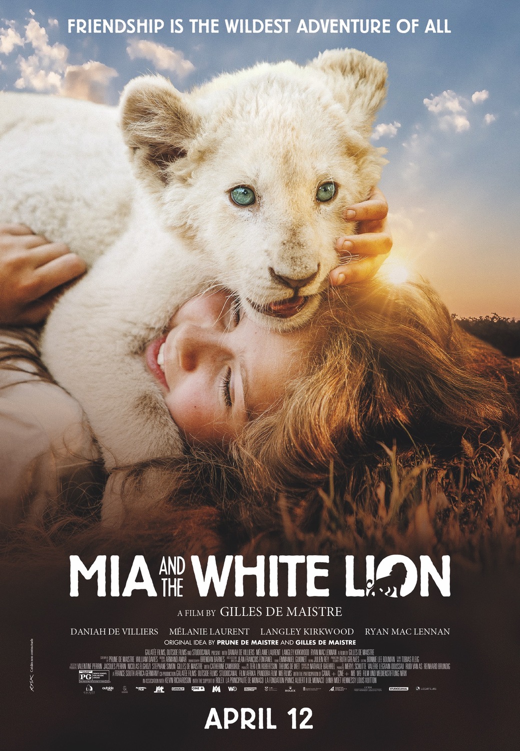 Extra Large Movie Poster Image for Mia et le lion blanc (#1 of 6)