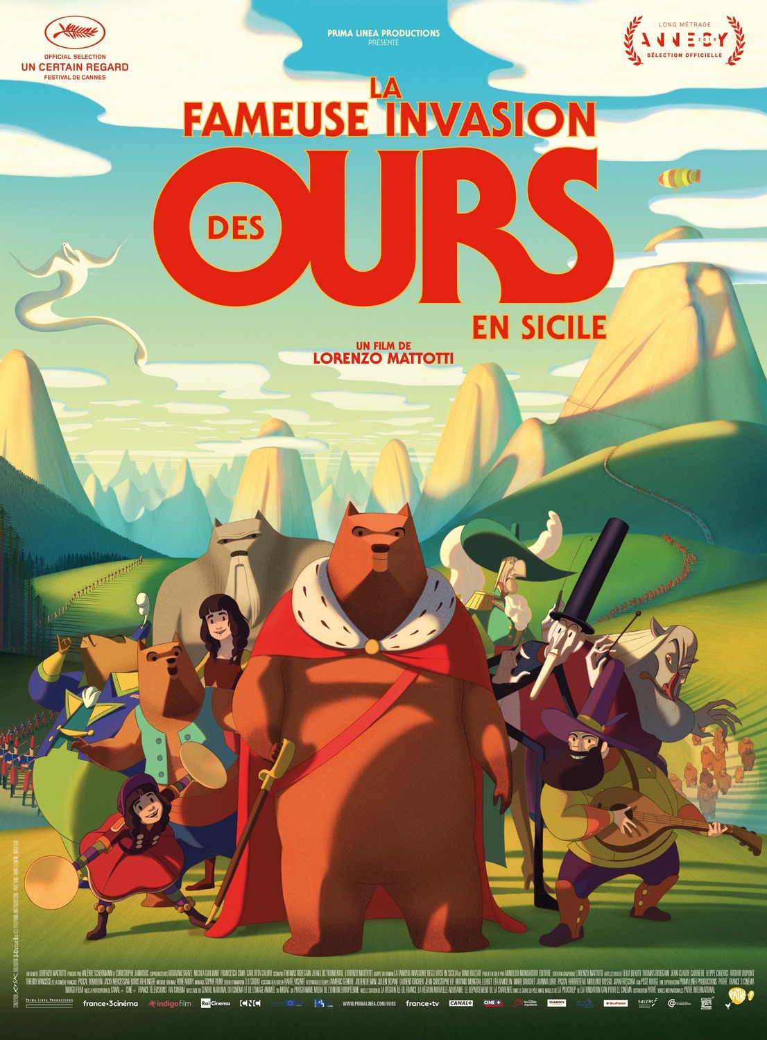 Extra Large Movie Poster Image for La fameuse invasion des ours en Sicile 