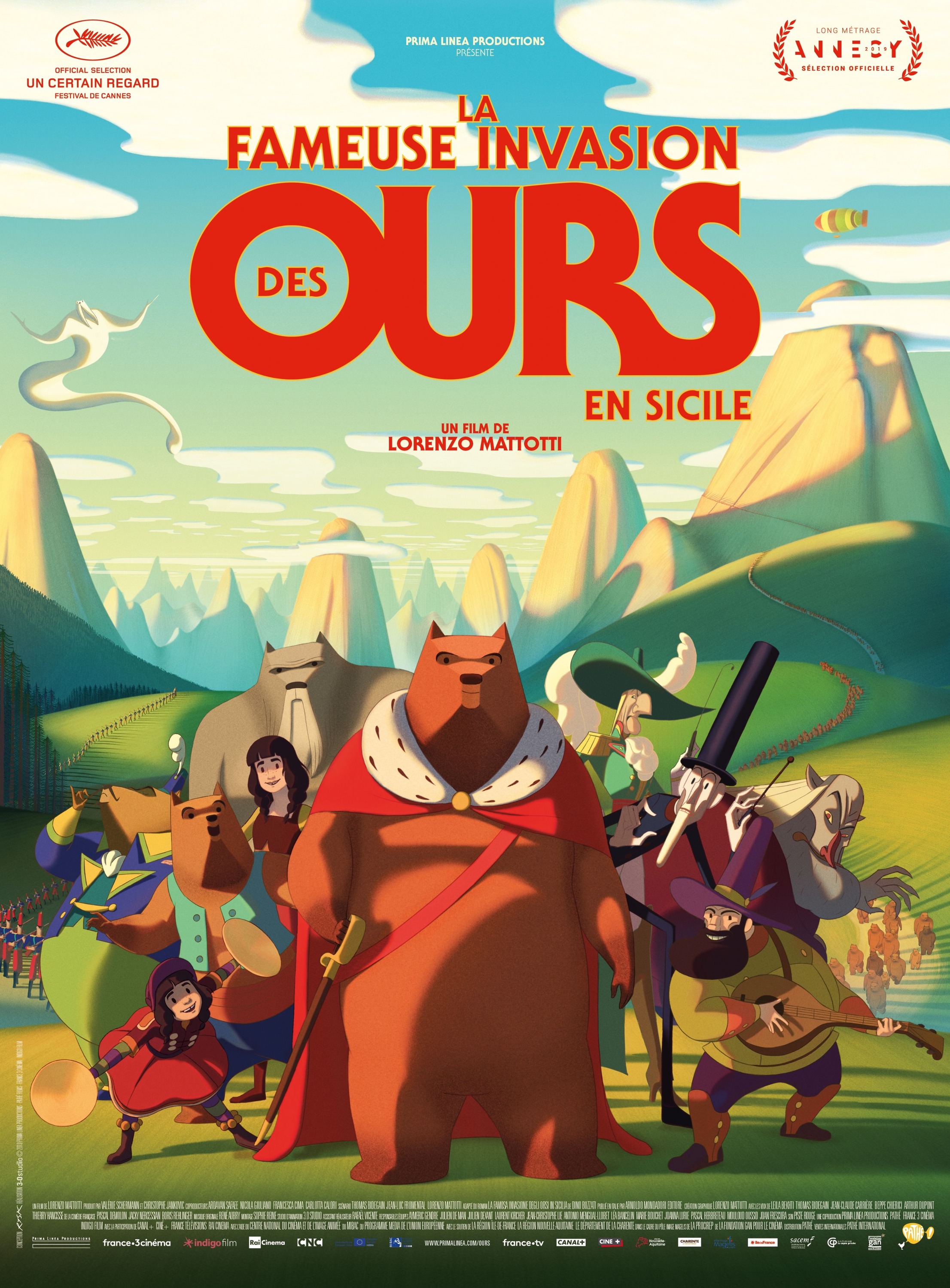 Mega Sized Movie Poster Image for La fameuse invasion des ours en Sicile 
