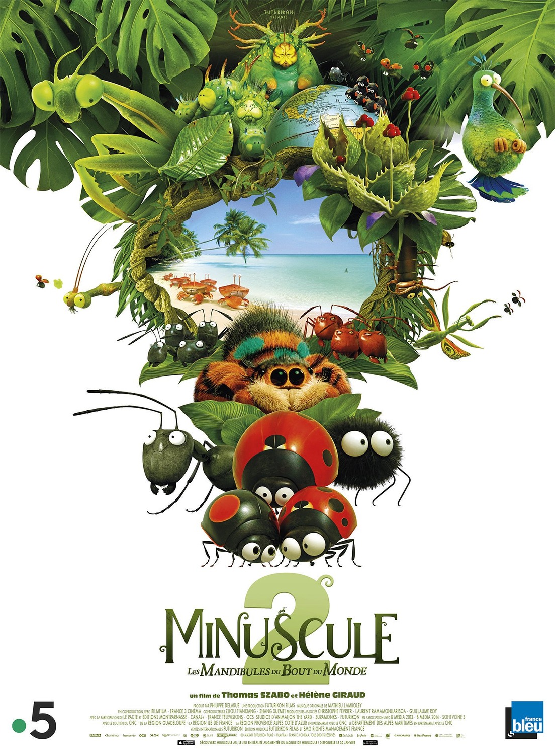 Extra Large Movie Poster Image for Minuscule - Les mandibules du bout du monde (#1 of 3)