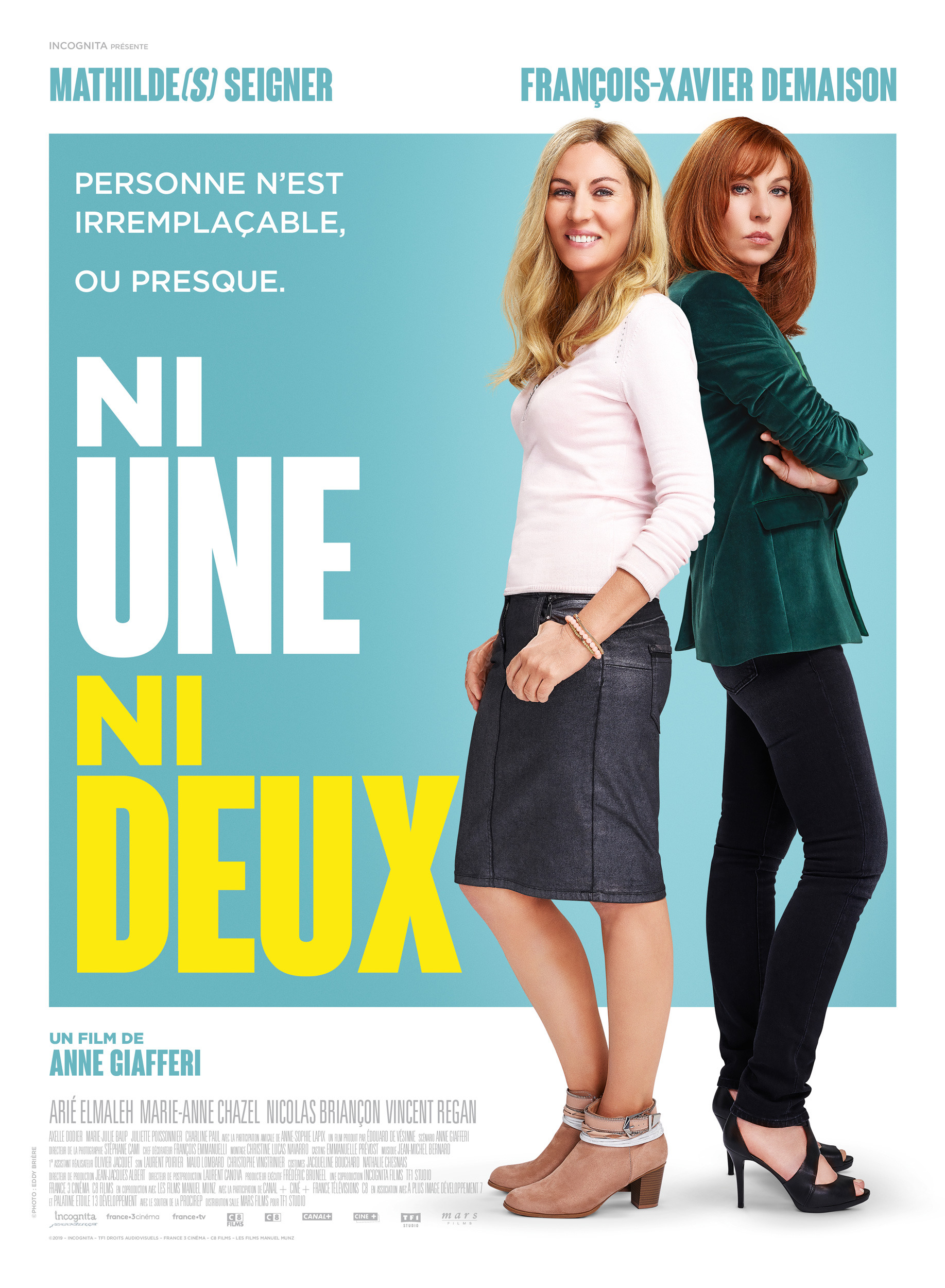 Mega Sized Movie Poster Image for Ni une ni deux 