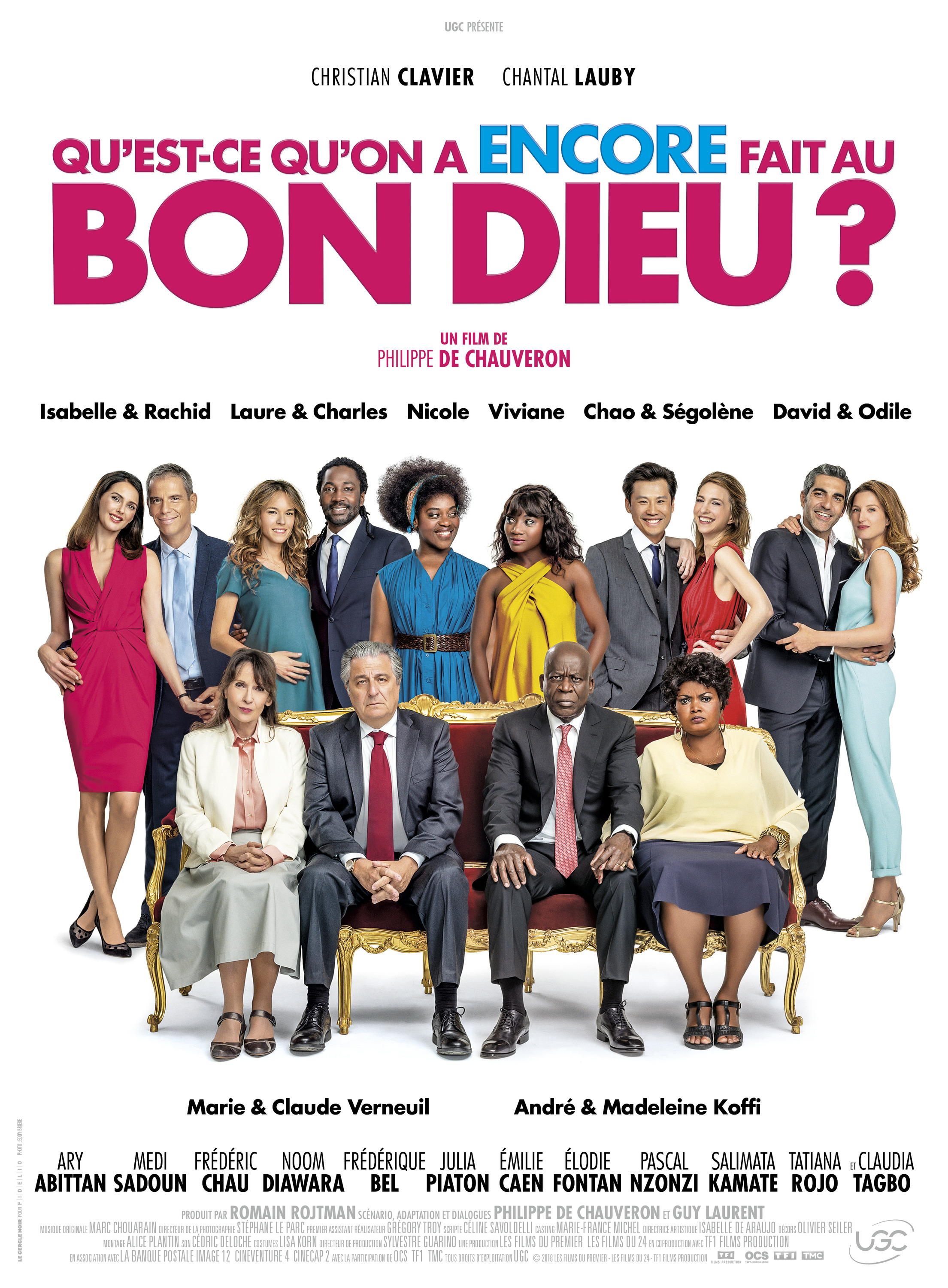 Mega Sized Movie Poster Image for Qu'est-ce qu'on a encore fait au bon Dieu? 