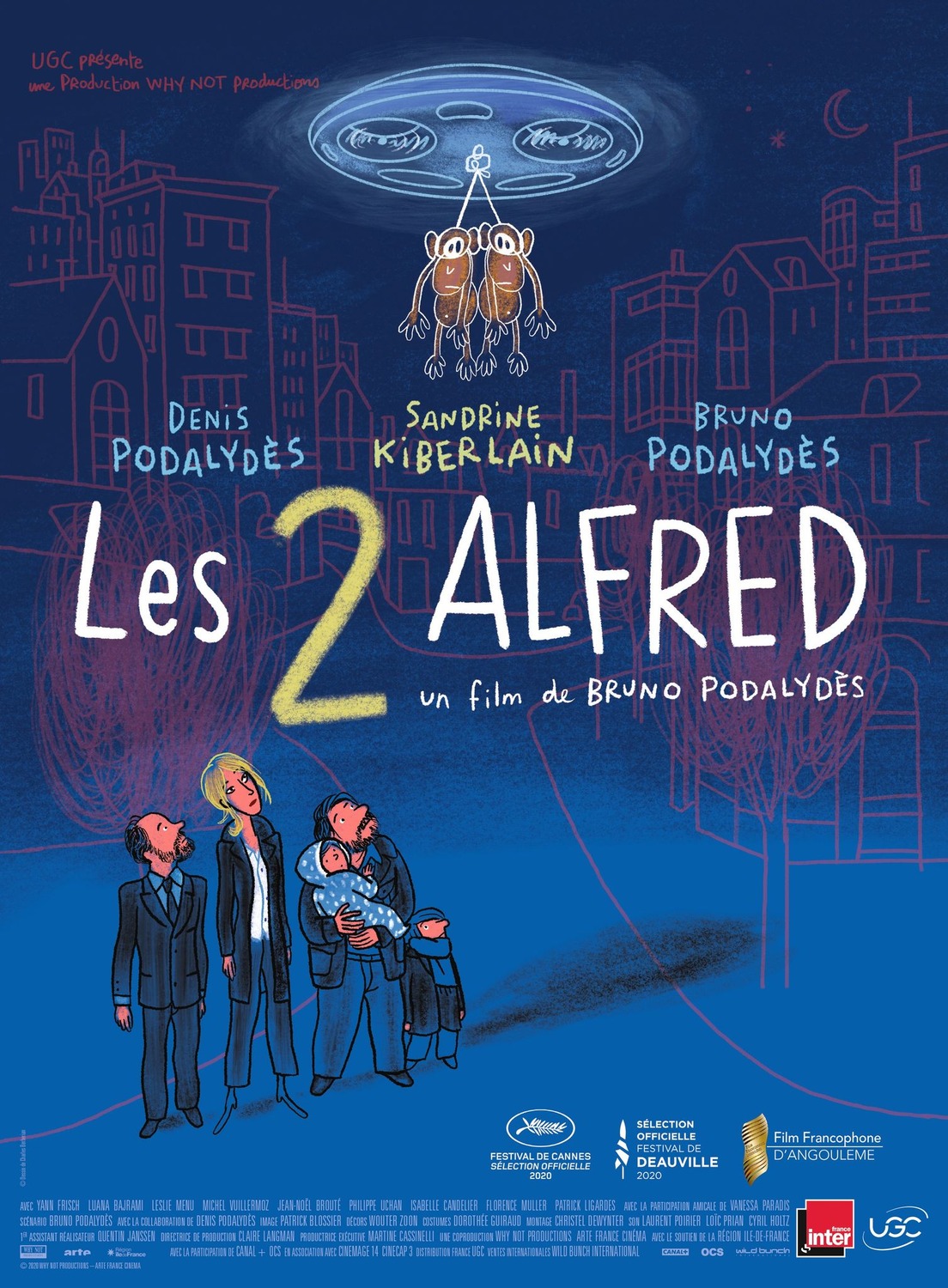 Extra Large Movie Poster Image for Les deux Alfred 