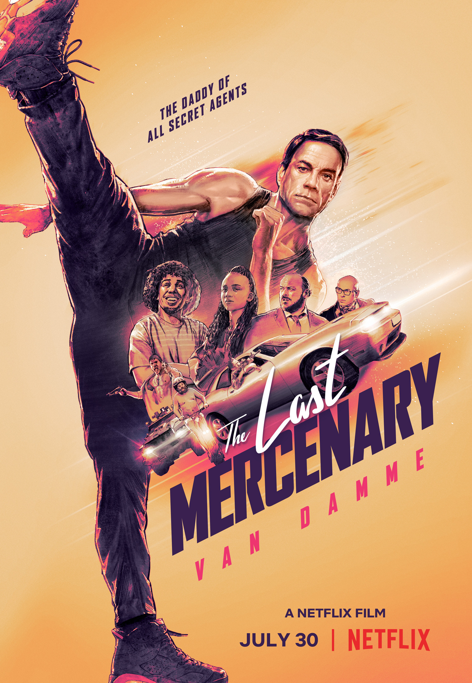 Mega Sized Movie Poster Image for The Last Mercenary 