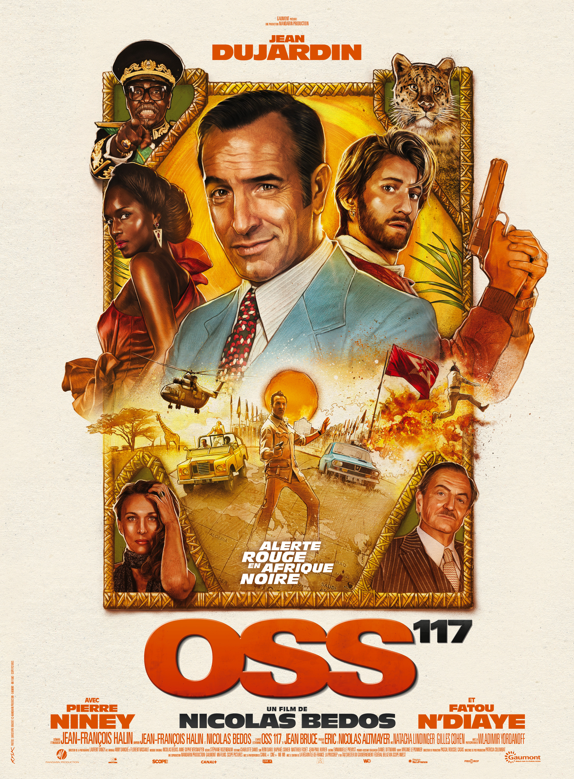 Mega Sized Movie Poster Image for OSS 117: Alerte rouge en Afrique noire (#3 of 3)