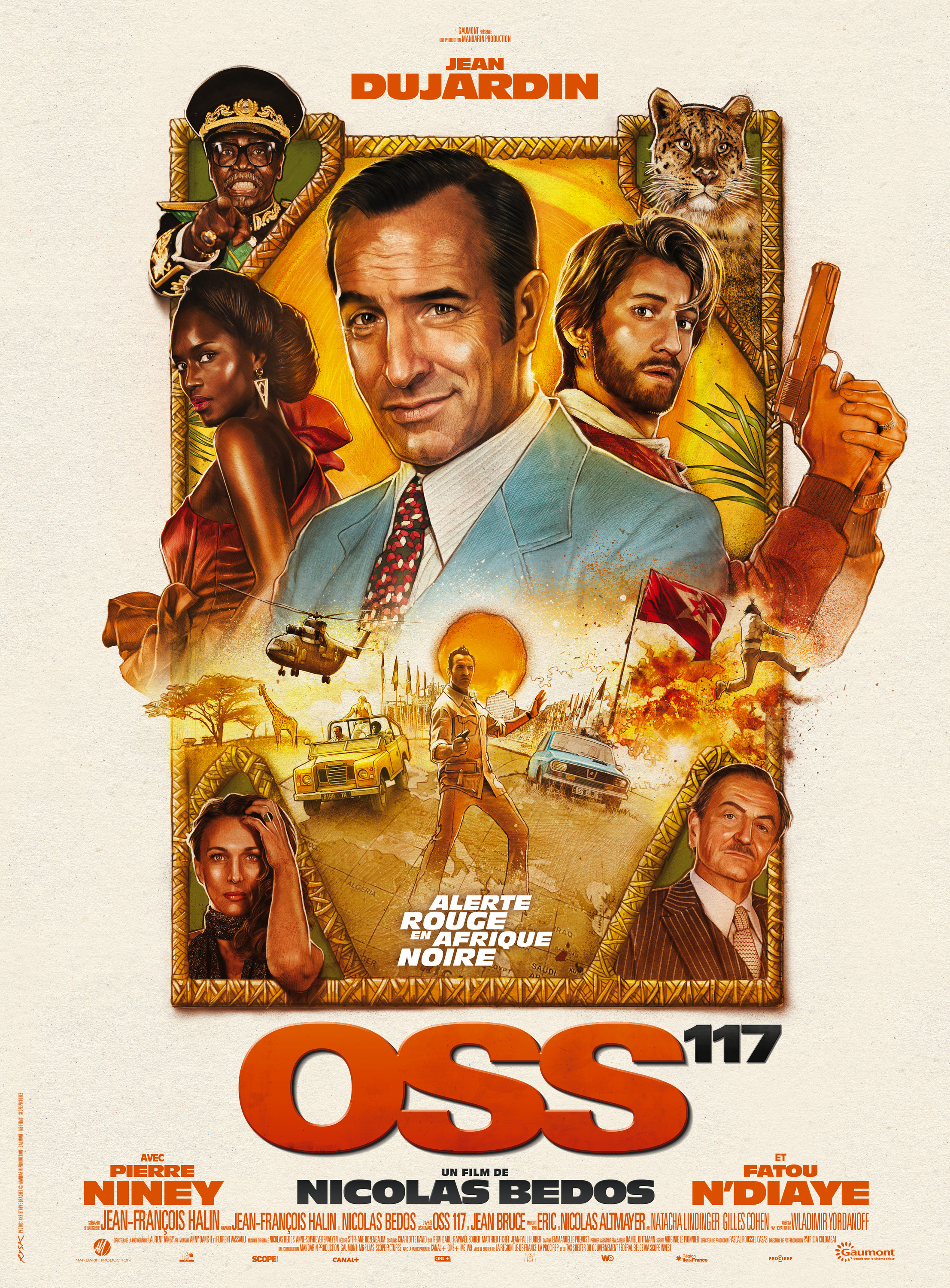 Mega Sized Movie Poster Image for OSS 117: Alerte rouge en Afrique noire (#3 of 4)
