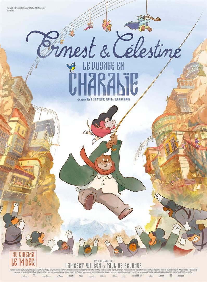 Extra Large Movie Poster Image for Ernest et Célestine: Le voyage en Charabie 