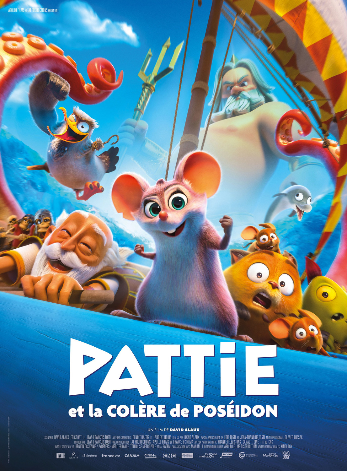 Extra Large Movie Poster Image for Pattie et la colère de Poséidon 