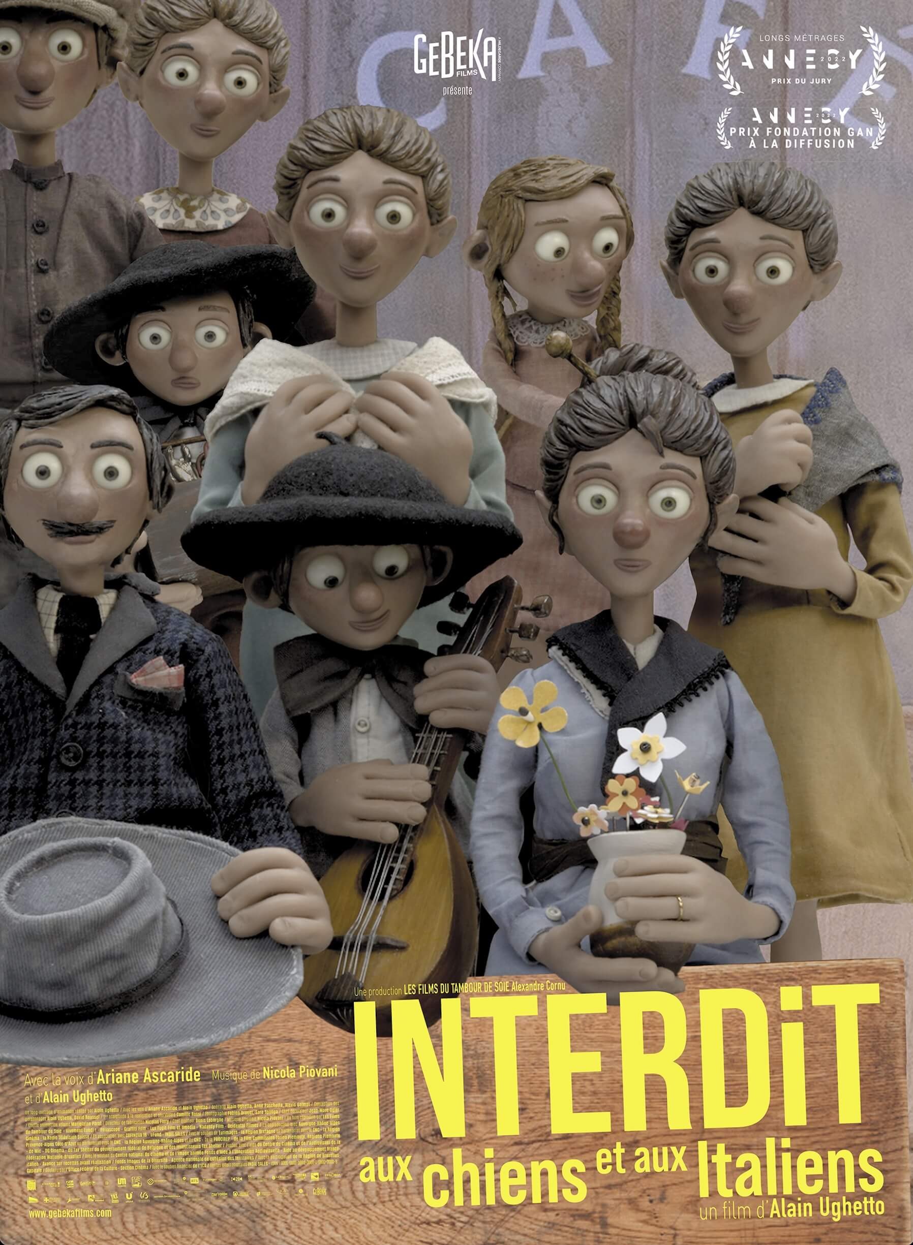 Mega Sized Movie Poster Image for Interdit aux chiens et aux Italiens 