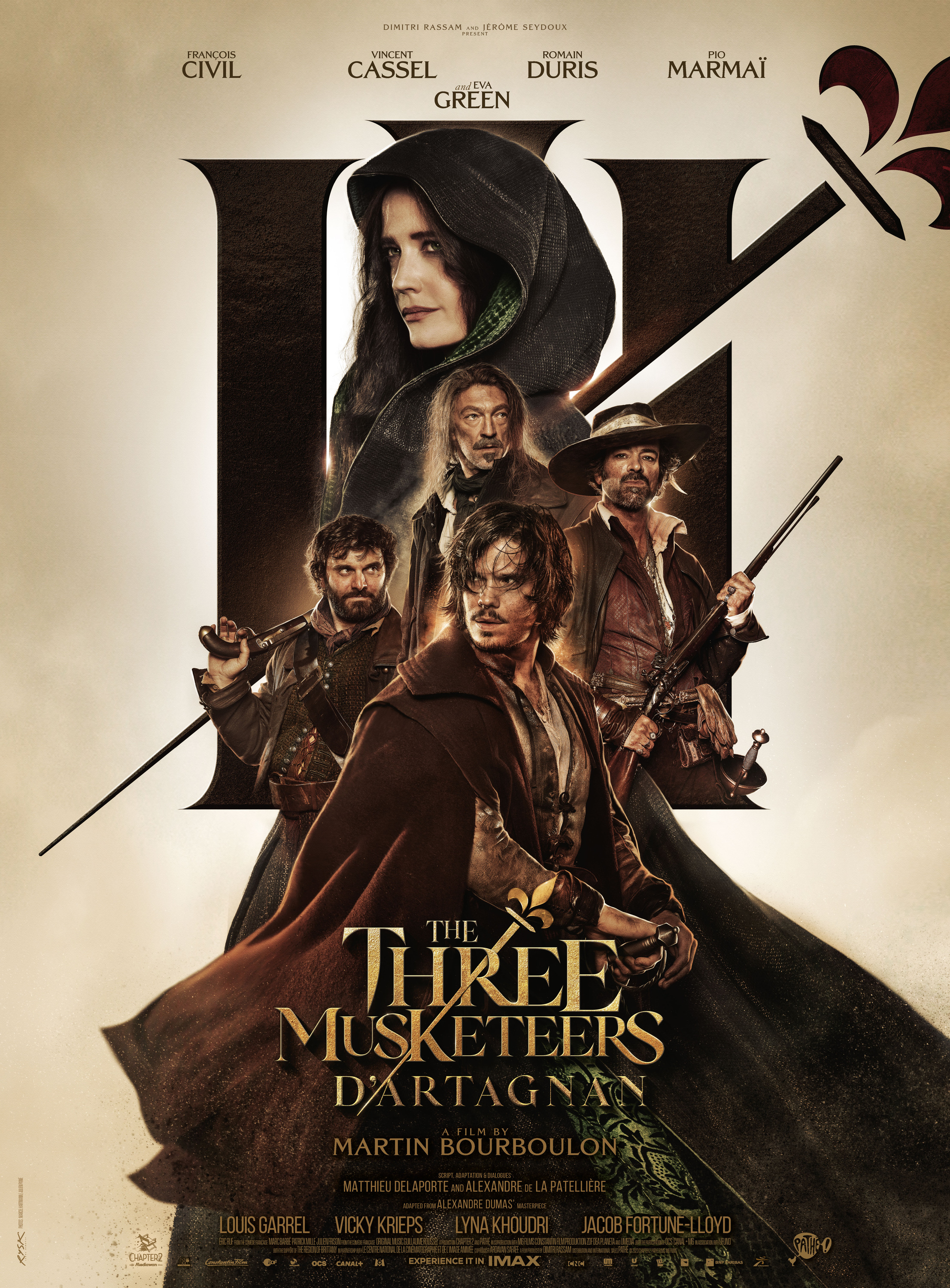 Mega Sized Movie Poster Image for Les trois mousquetaires: D'Artagnan 