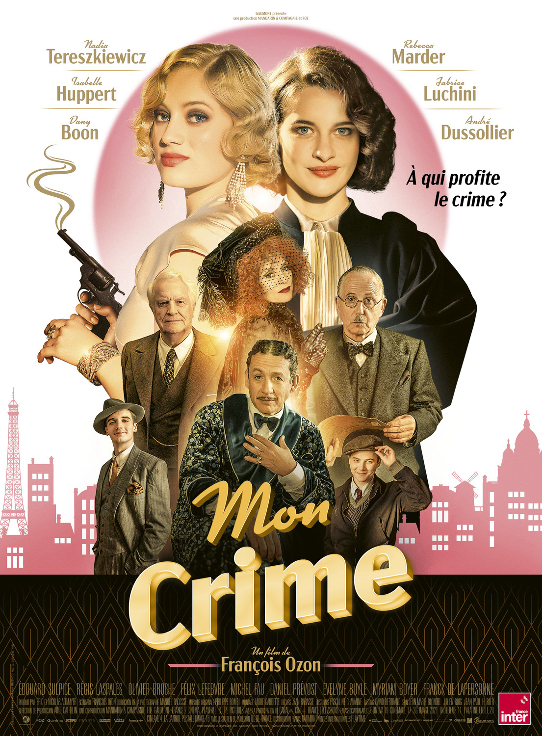 Extra Large Movie Poster Image for Mon crime 
