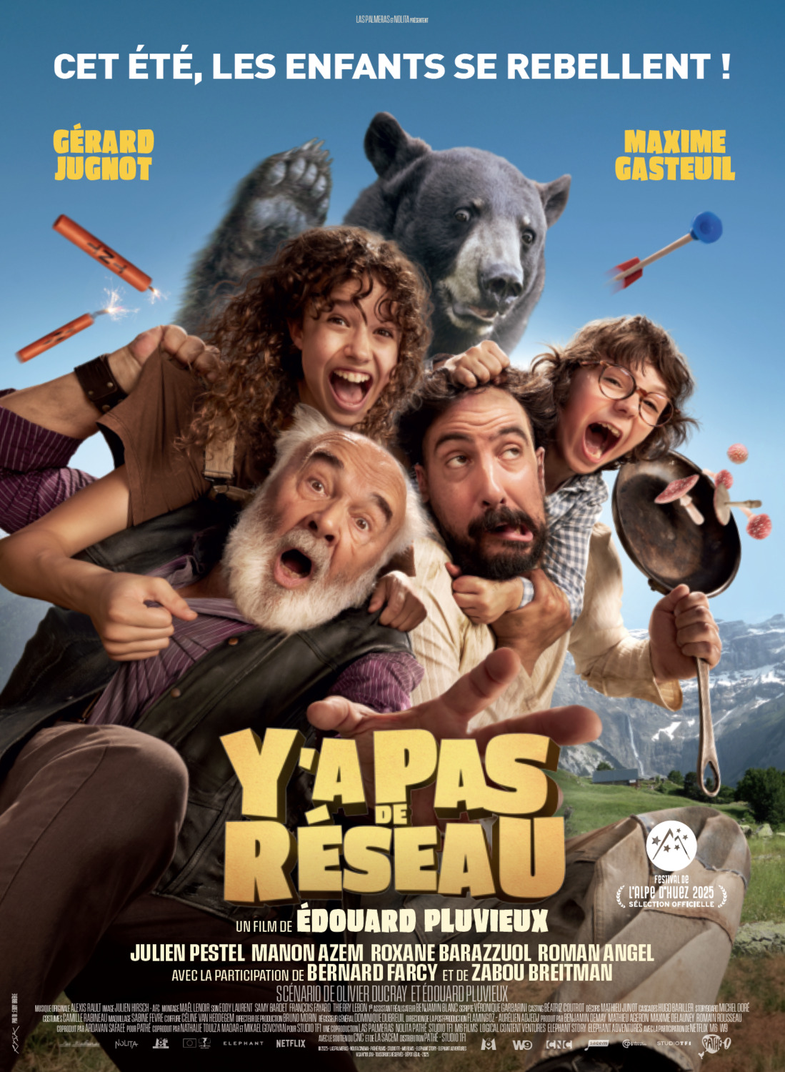 Extra Large Movie Poster Image for Y a pas de réseau 
