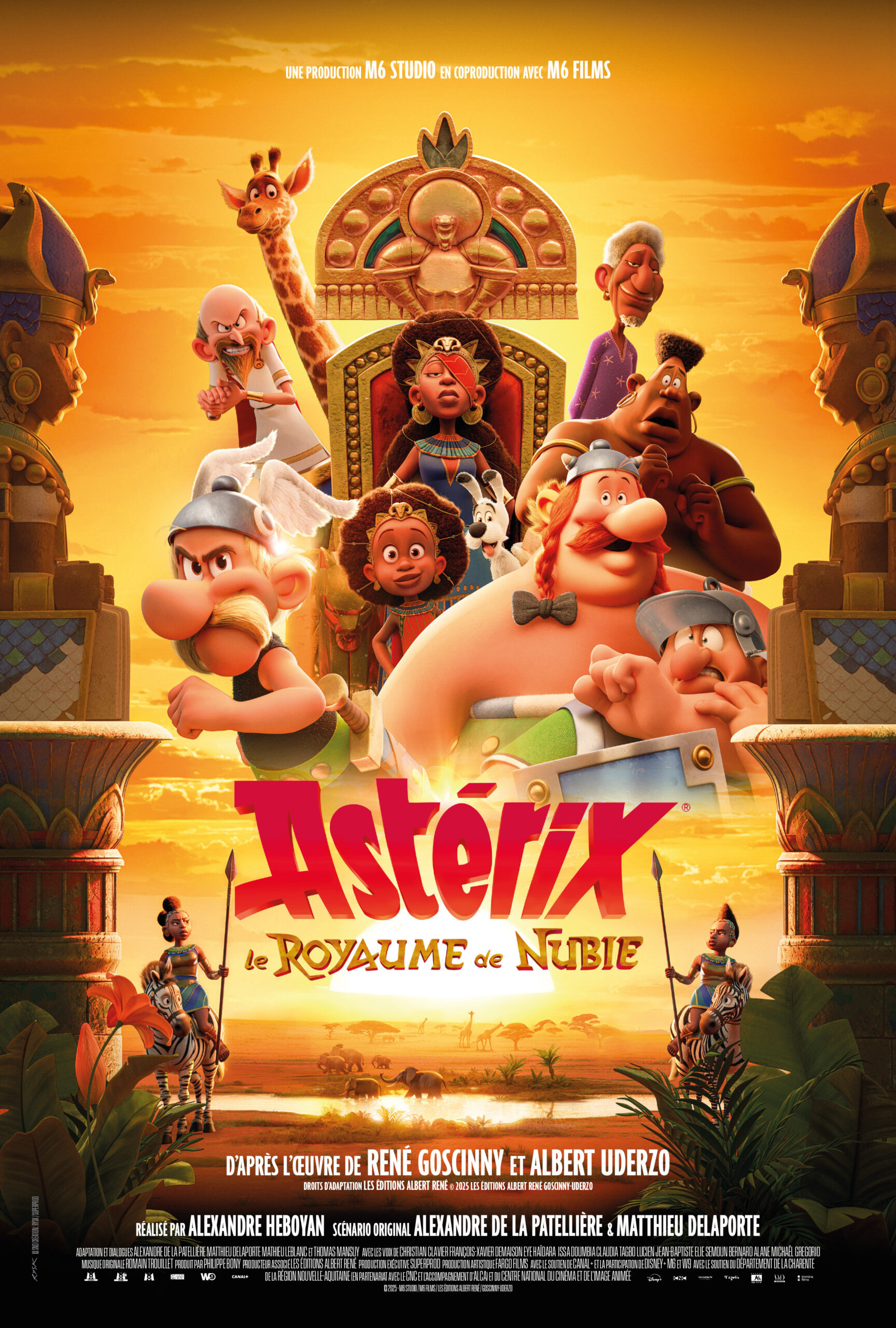 Mega Sized Movie Poster Image for Astérix et le Royaume de Nubie (#2 of 2)