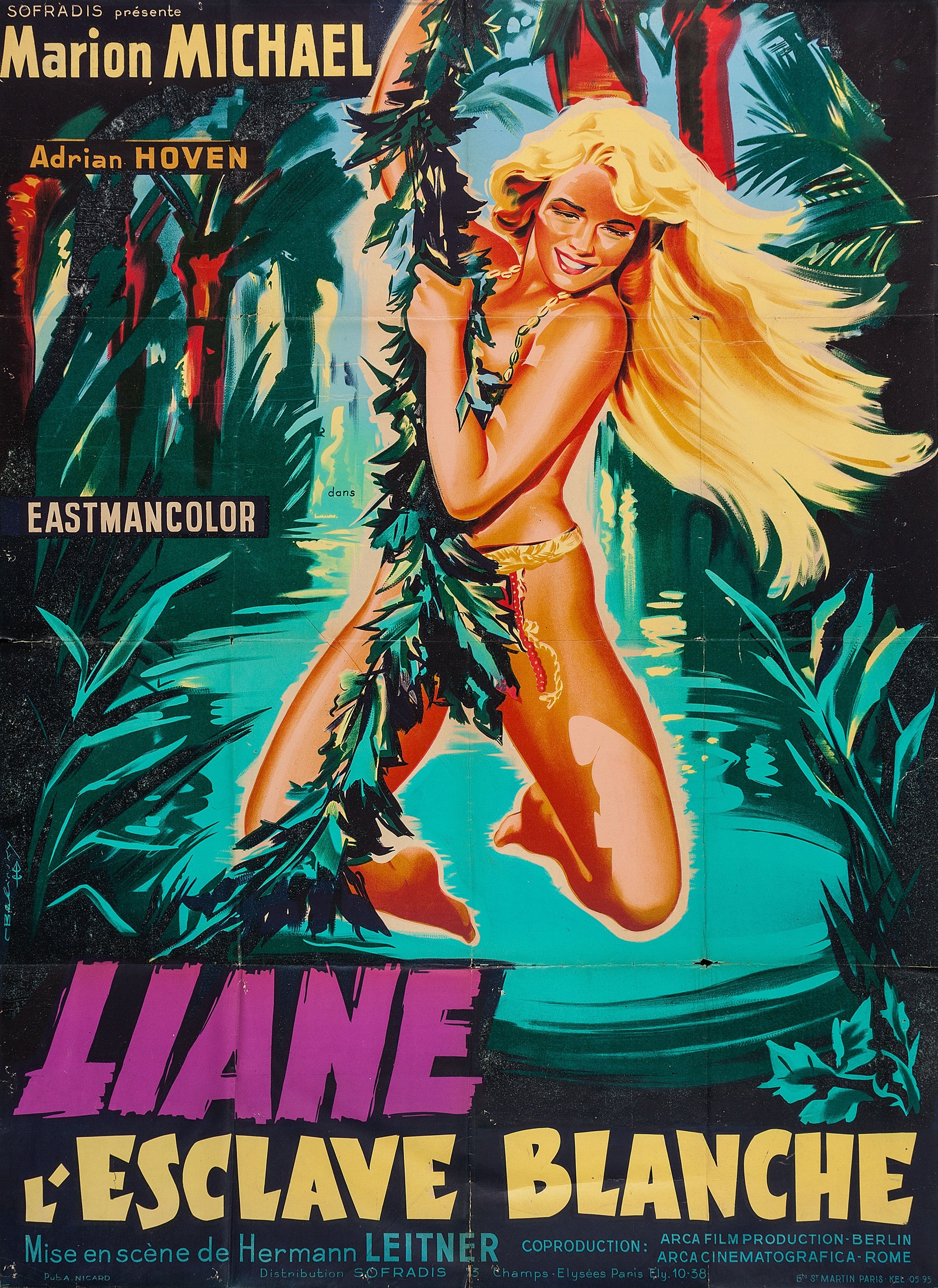 Mega Sized Movie Poster Image for Liane, das Mädchen aus dem Urwald (#3 of 4)