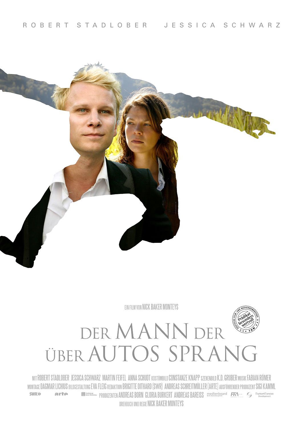 Extra Large Movie Poster Image for Der Mann der über Autos sprang (#1 of 2)