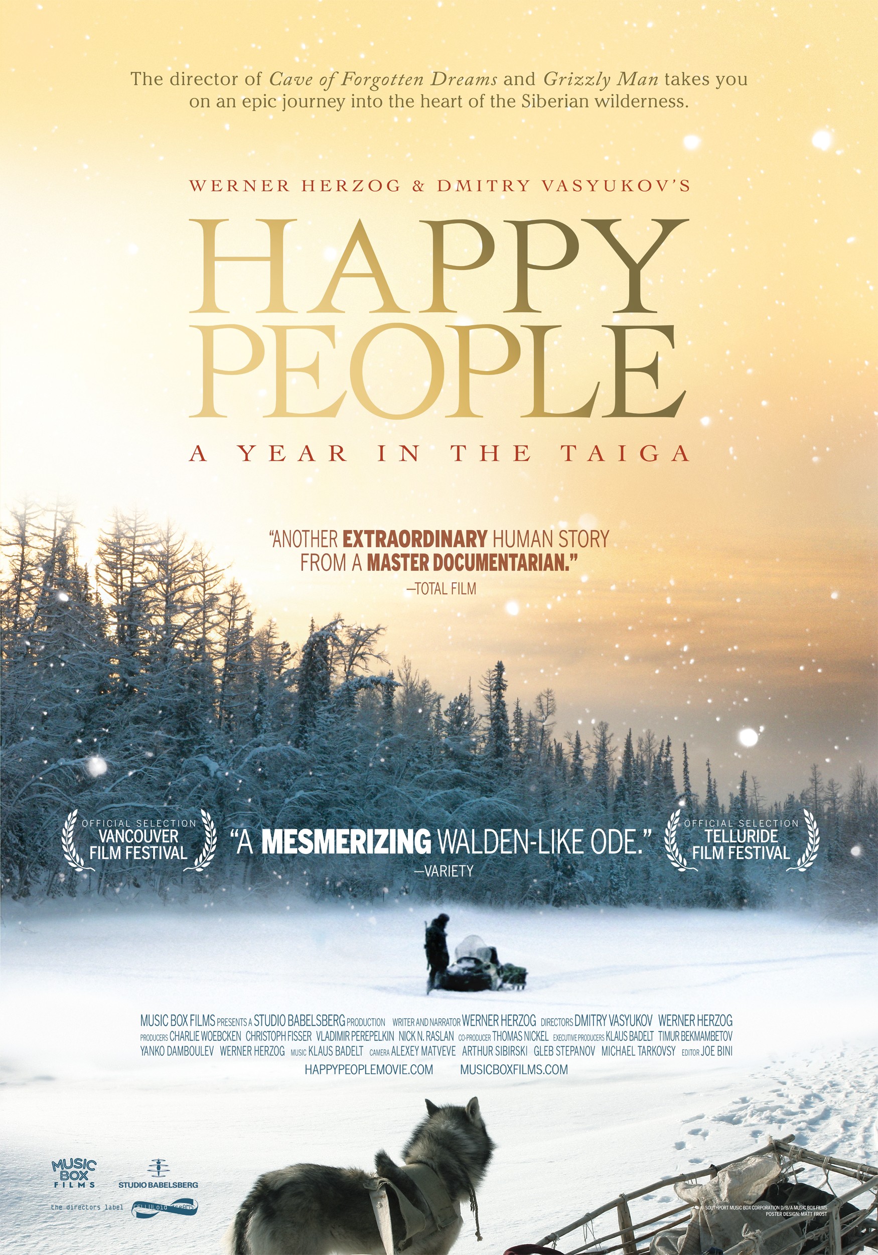 Mega Sized Movie Poster Image for Happy People: A Year in the Taiga 