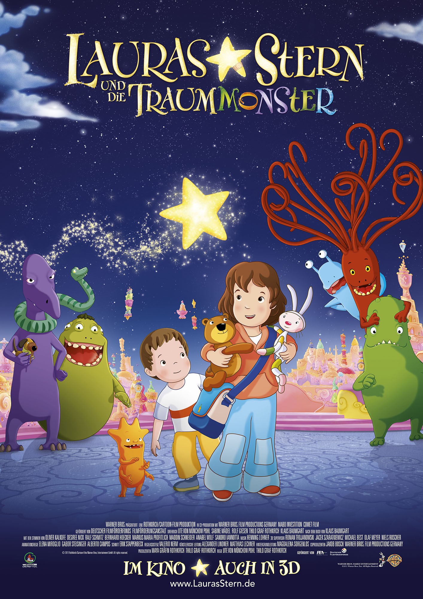 Mega Sized Movie Poster Image for Lauras Stern und die Traummonster 
