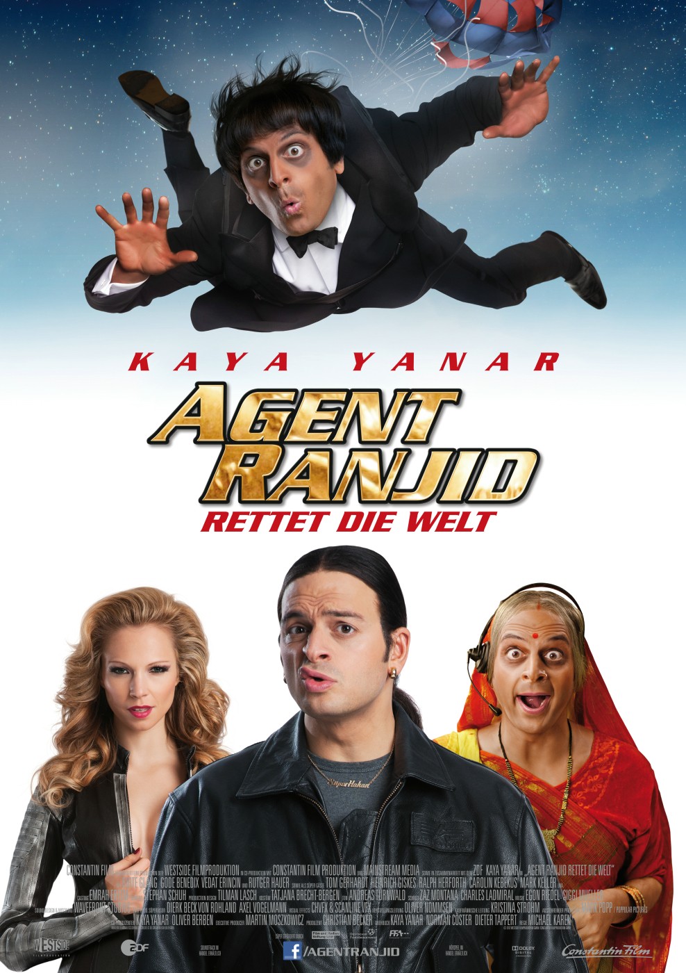 Extra Large Movie Poster Image for Agent Ranjid rettet die Welt 