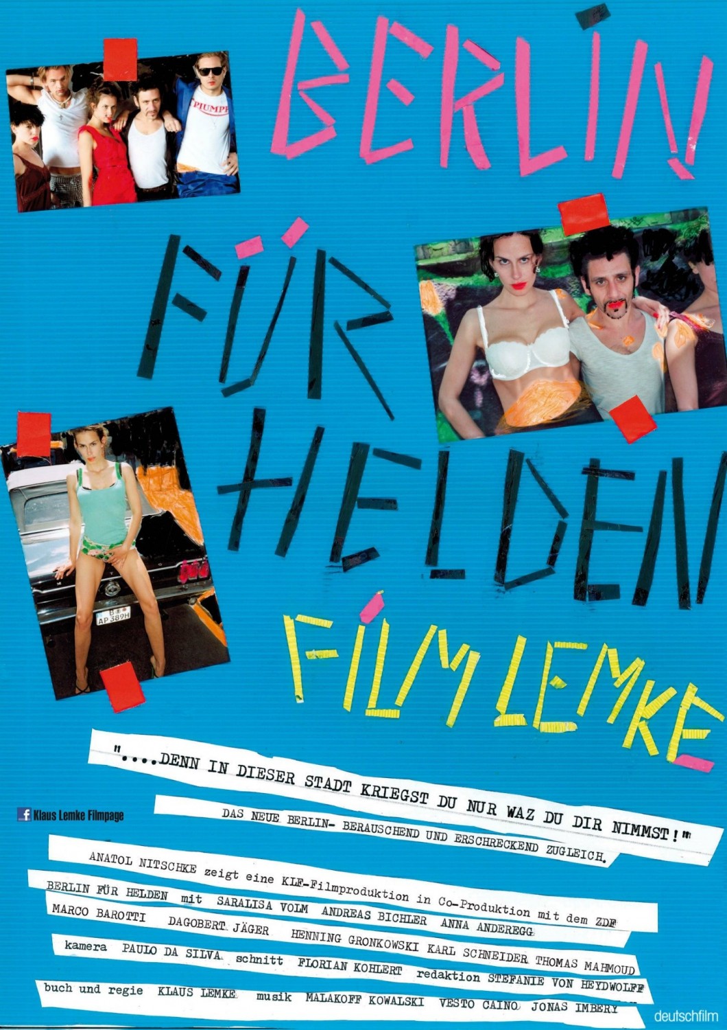 Extra Large Movie Poster Image for Berlin für Helden 