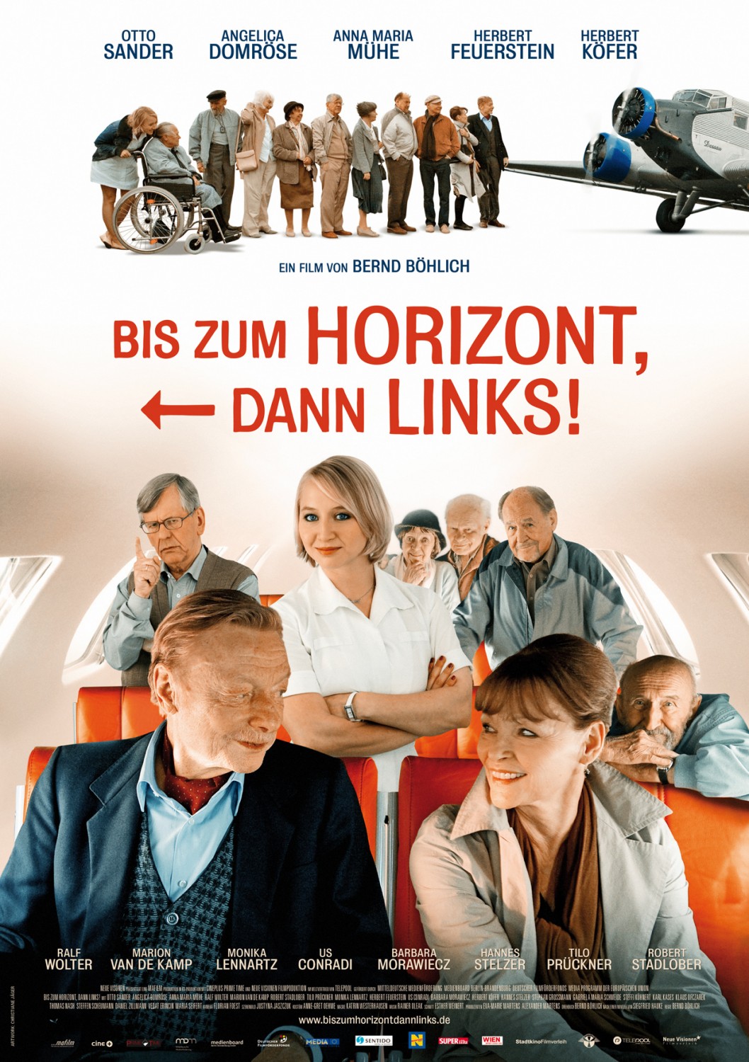 Extra Large Movie Poster Image for Bis zum Horizont, dann links! 
