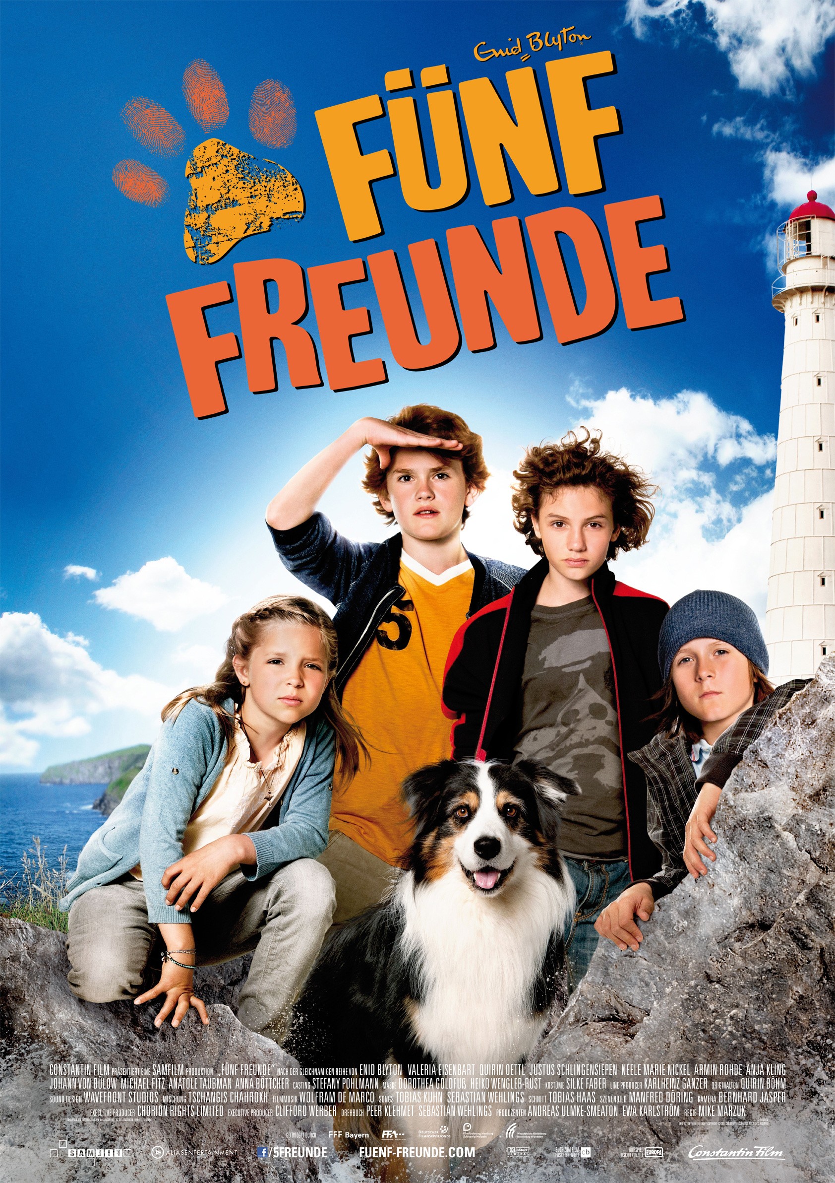 Mega Sized Movie Poster Image for Fünf Freunde (#2 of 2)