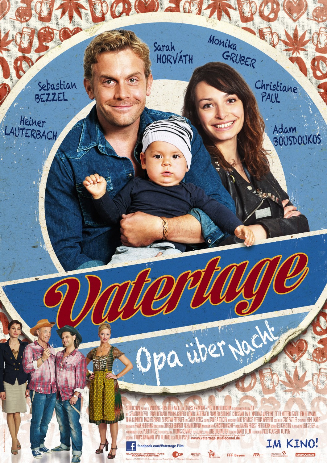 Extra Large Movie Poster Image for Vatertage - Opa über Nacht 