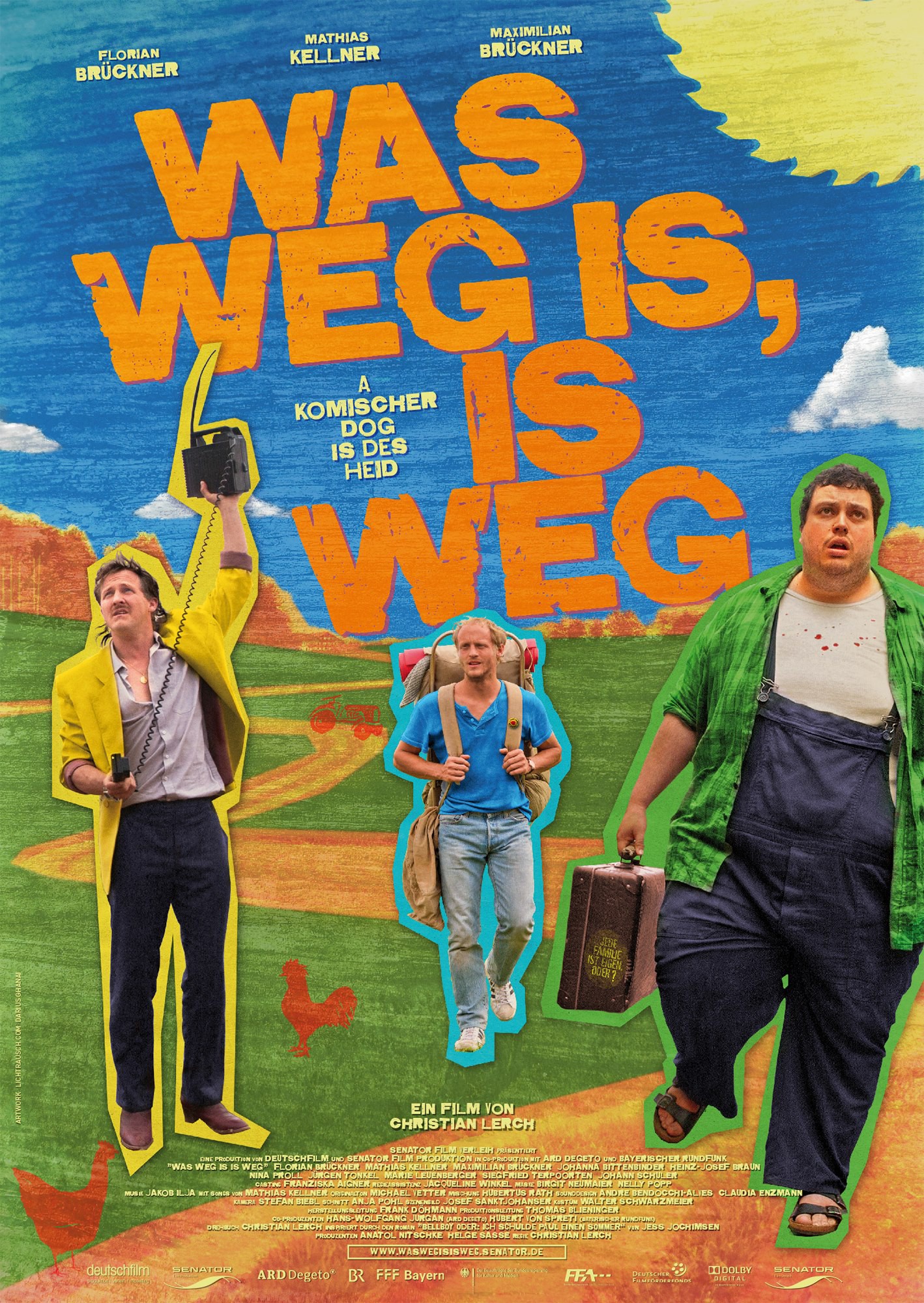Mega Sized Movie Poster Image for Was weg is, is weg 