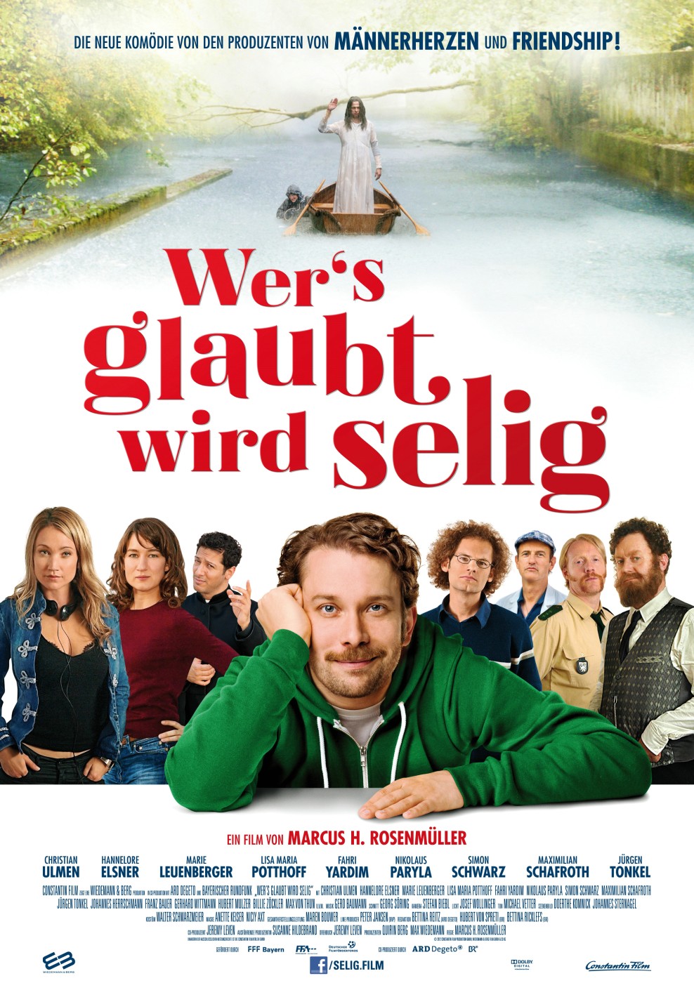 Extra Large Movie Poster Image for Wer's glaubt, wird selig 