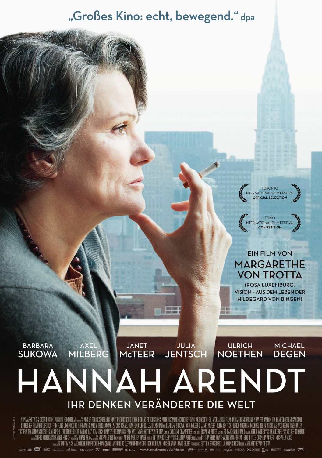 Extra Large Movie Poster Image for Hannah Arendt (#1 of 3)