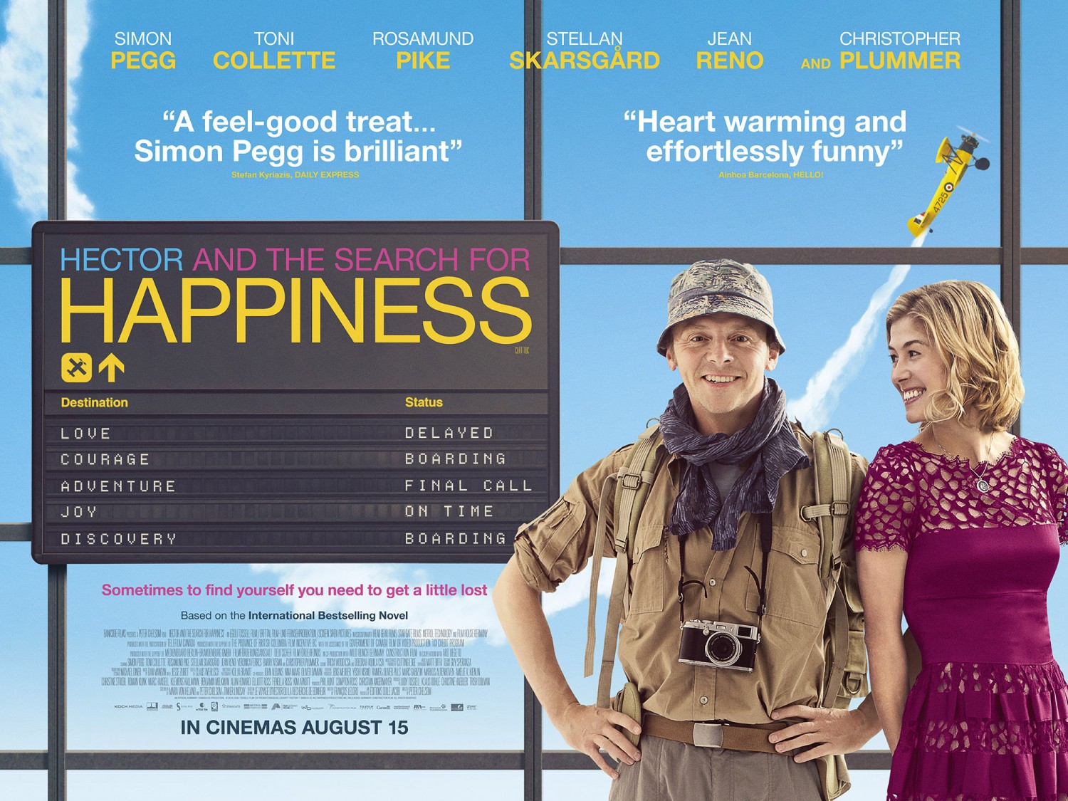 Extra Large Movie Poster Image for Hector and the Search for Happiness (#2 of 8)