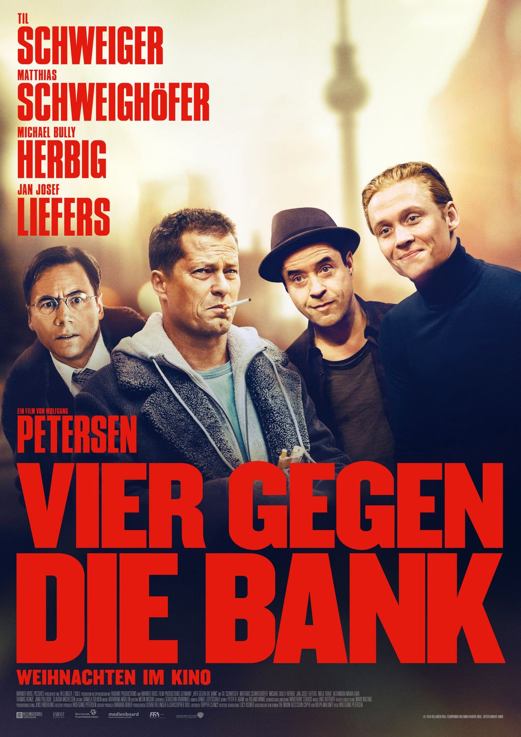 Extra Large Movie Poster Image for Vier gegen die Bank (#2 of 3)