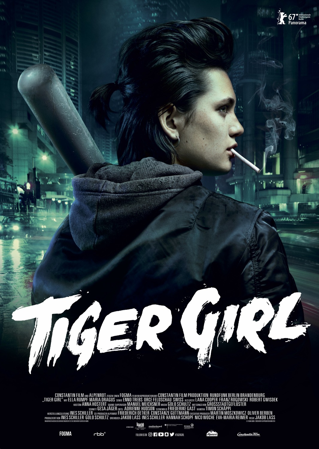 Extra Large Movie Poster Image for Tiger Girl 