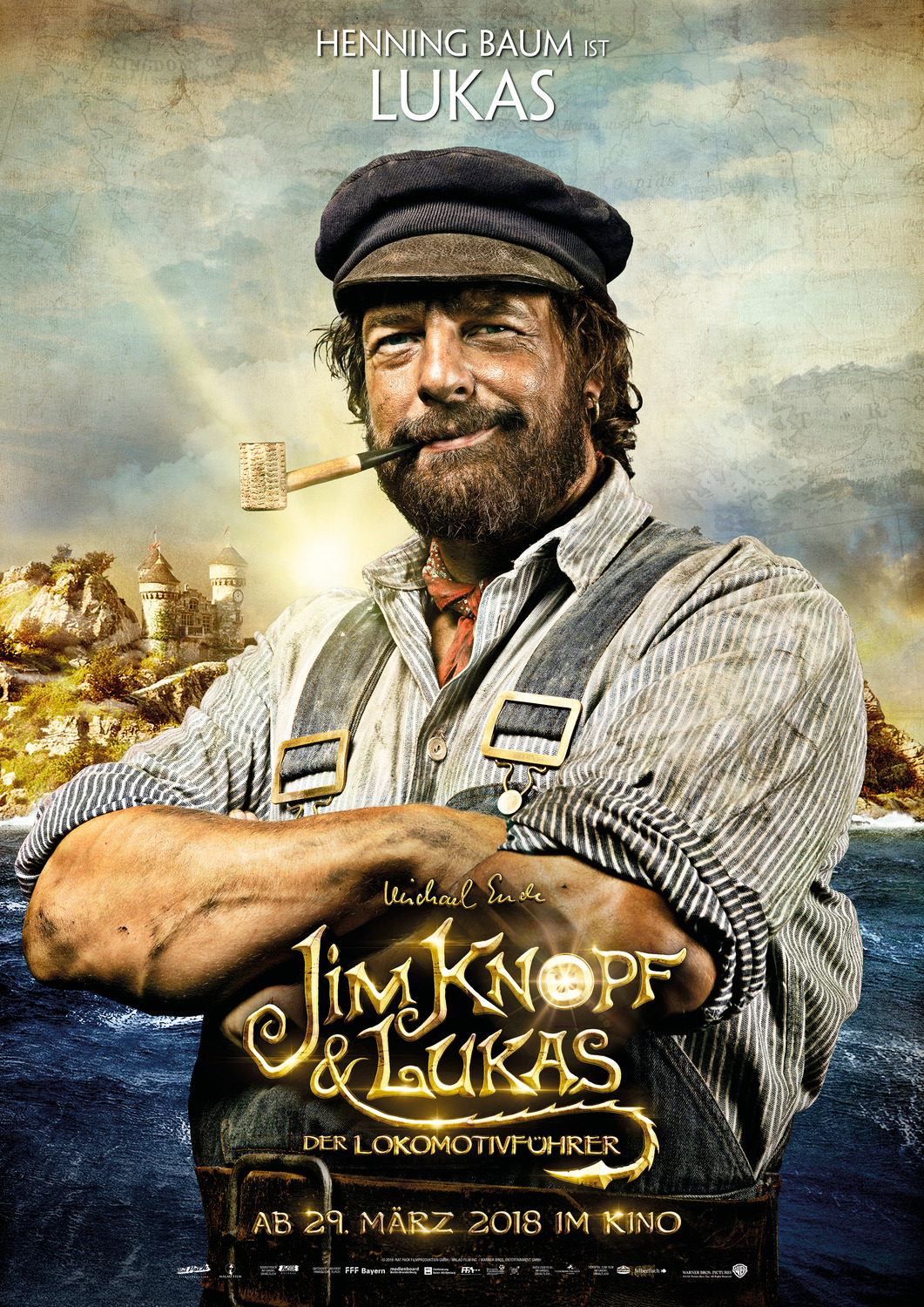 Extra Large Movie Poster Image for Jim Knopf und Lukas der Lokomotivführer (#3 of 9)