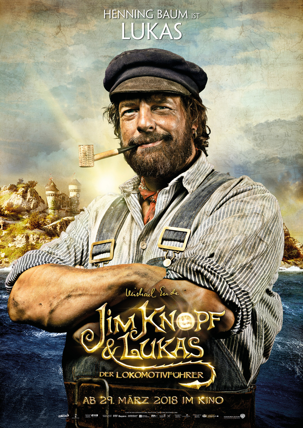 Extra Large Movie Poster Image for Jim Knopf und Lukas der Lokomotivführer (#3 of 10)
