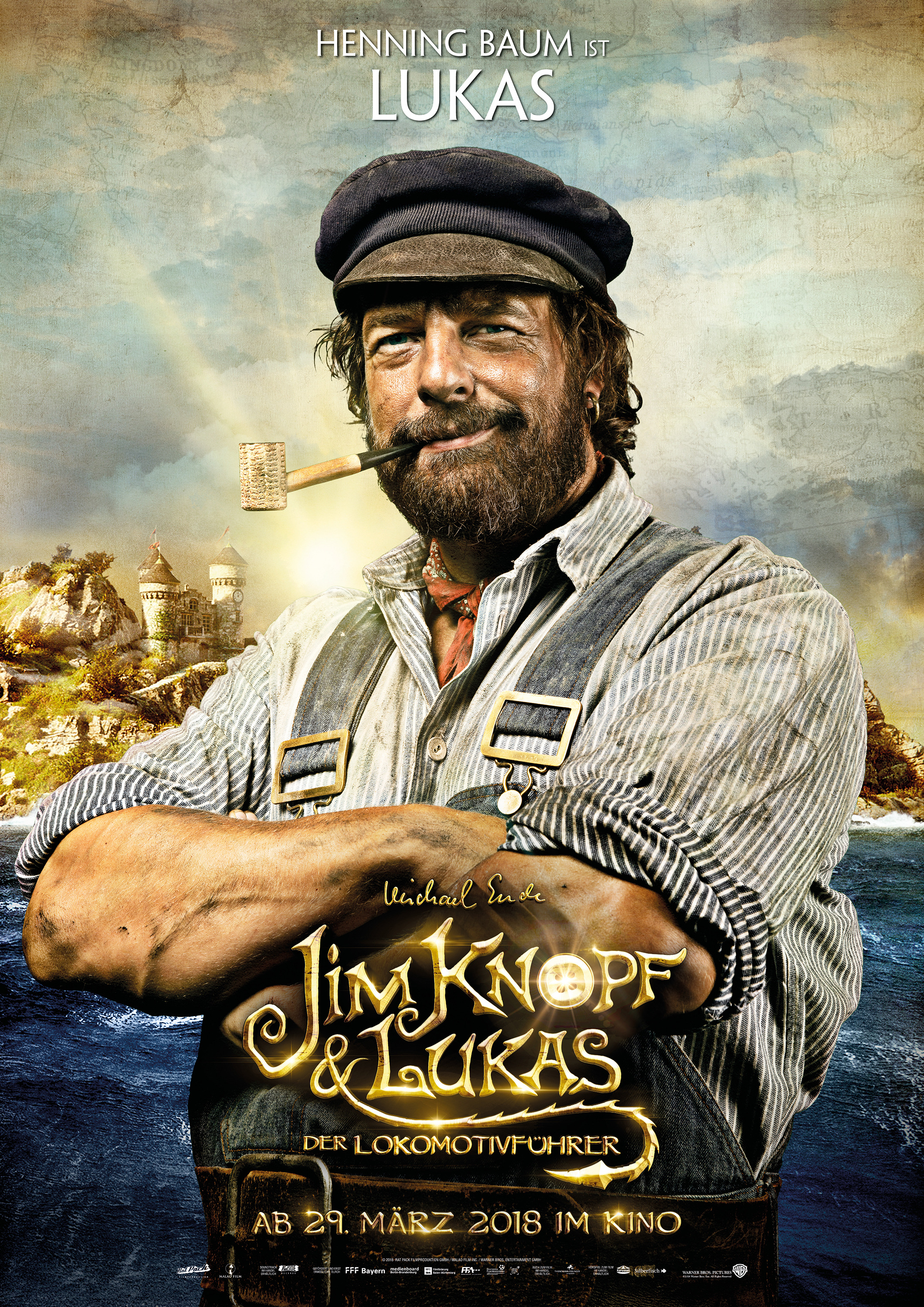 Mega Sized Movie Poster Image for Jim Knopf und Lukas der Lokomotivführer (#3 of 10)