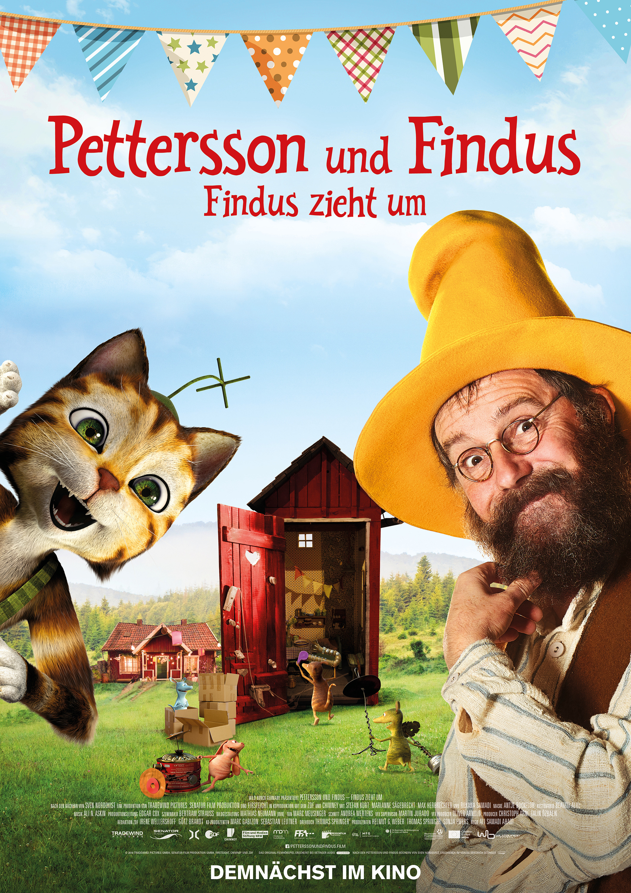 Mega Sized Movie Poster Image for Pettersson und Findus - Findus zieht um (#2 of 2)