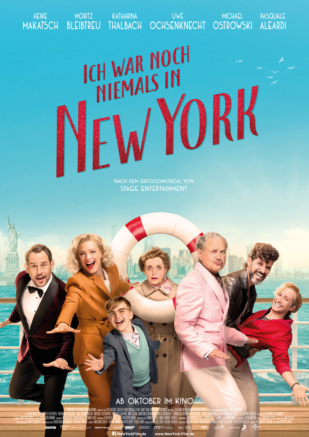 Extra Large Movie Poster Image for Ich war noch niemals in New York 