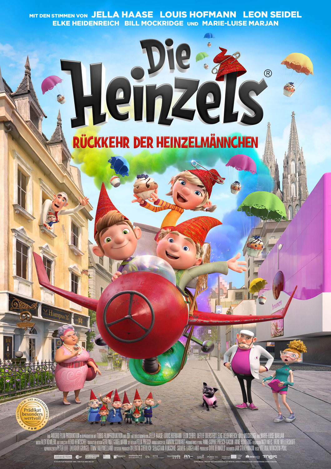 Extra Large Movie Poster Image for Die Heinzels - Rückkehr der Heinzelmännchen (#1 of 4)
